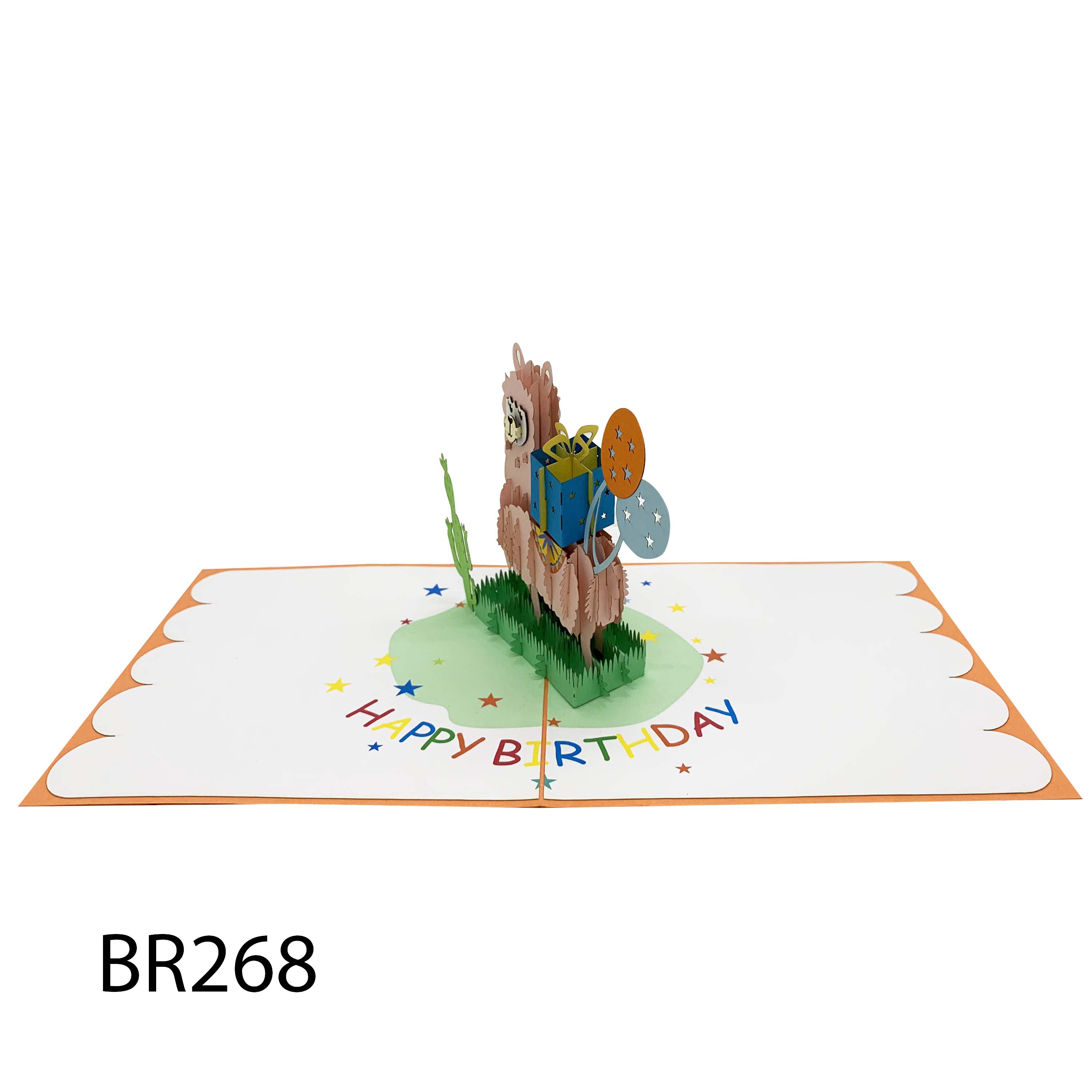 Llama Pop Up Card