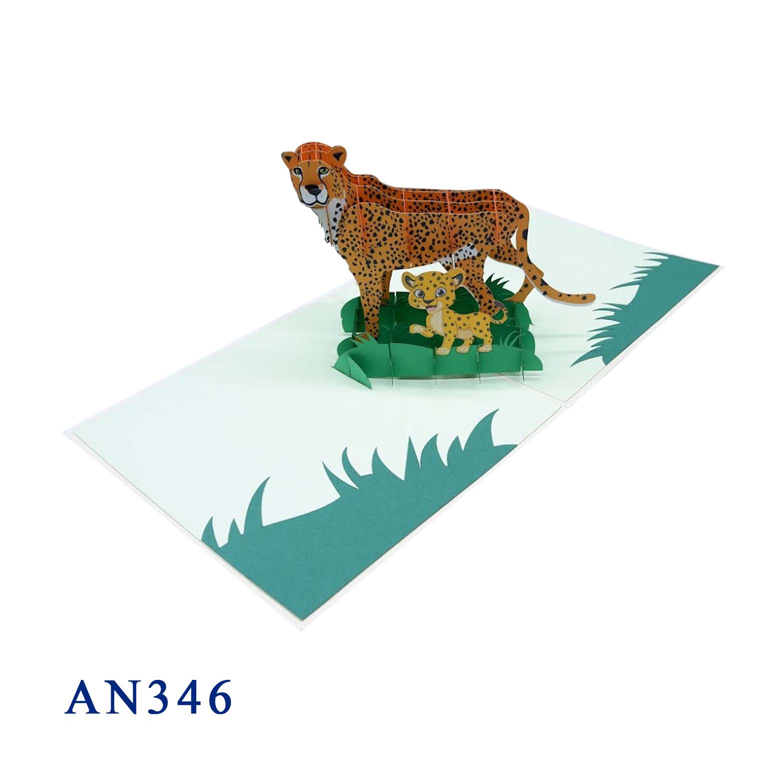 Jaguar Pop Up Card