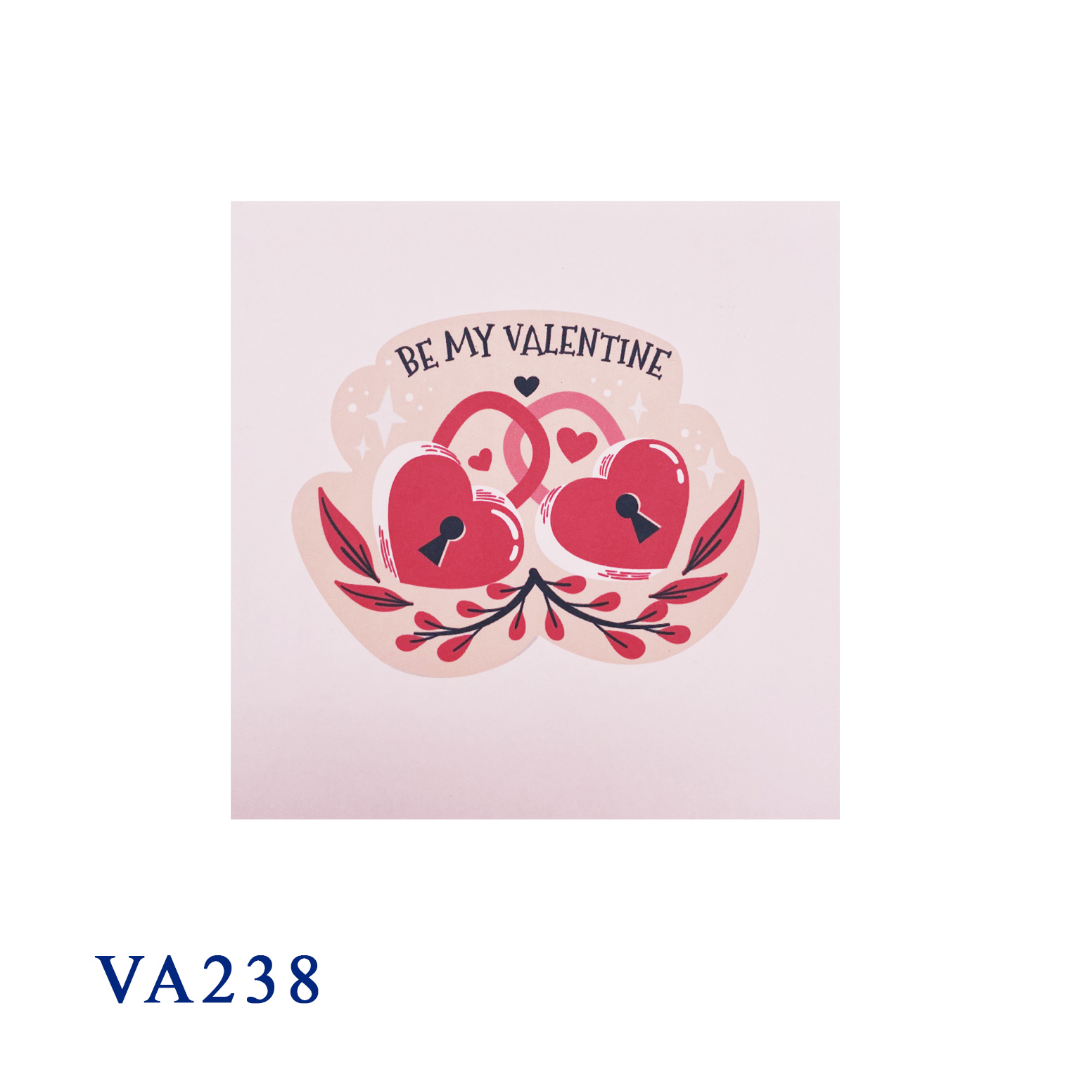 Key Heart Pop Up Card