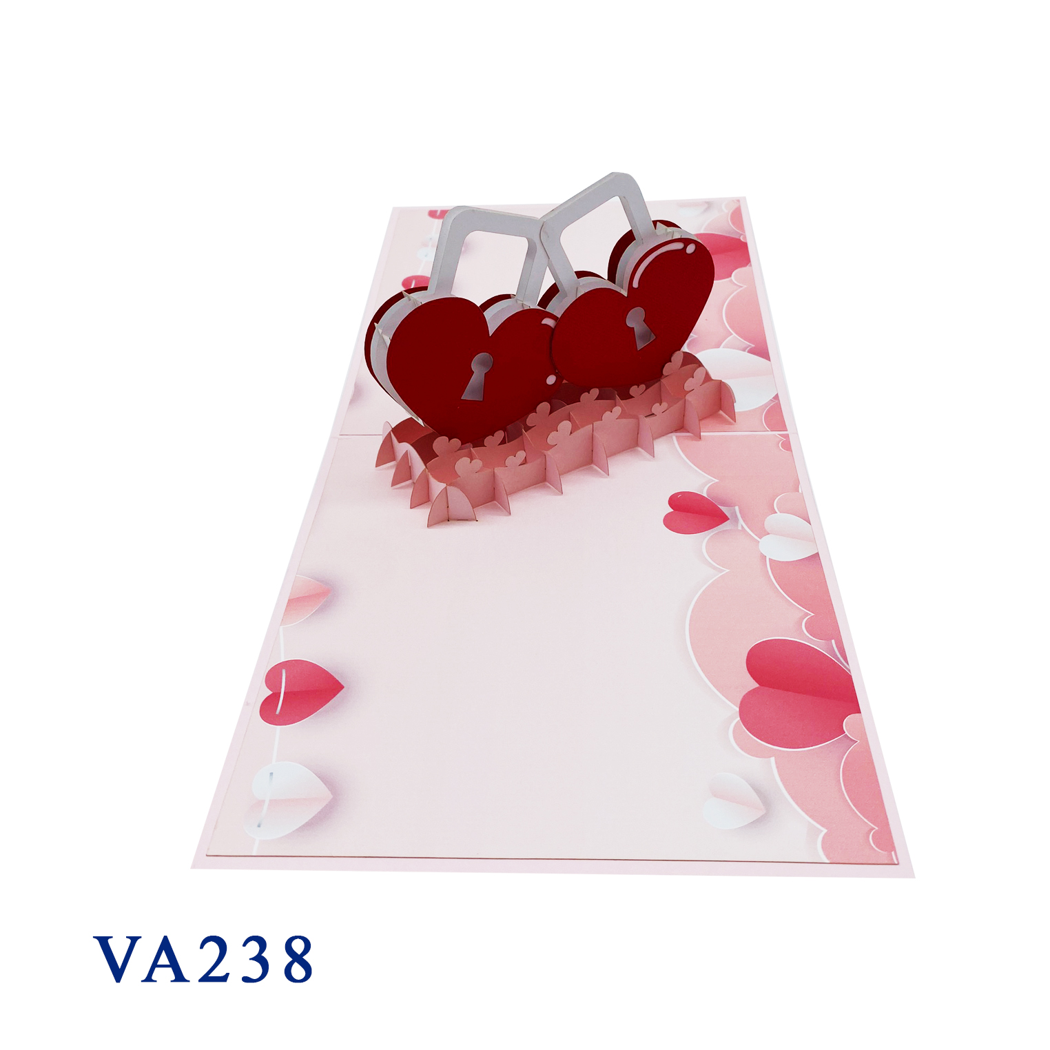 Key Heart Pop Up Card