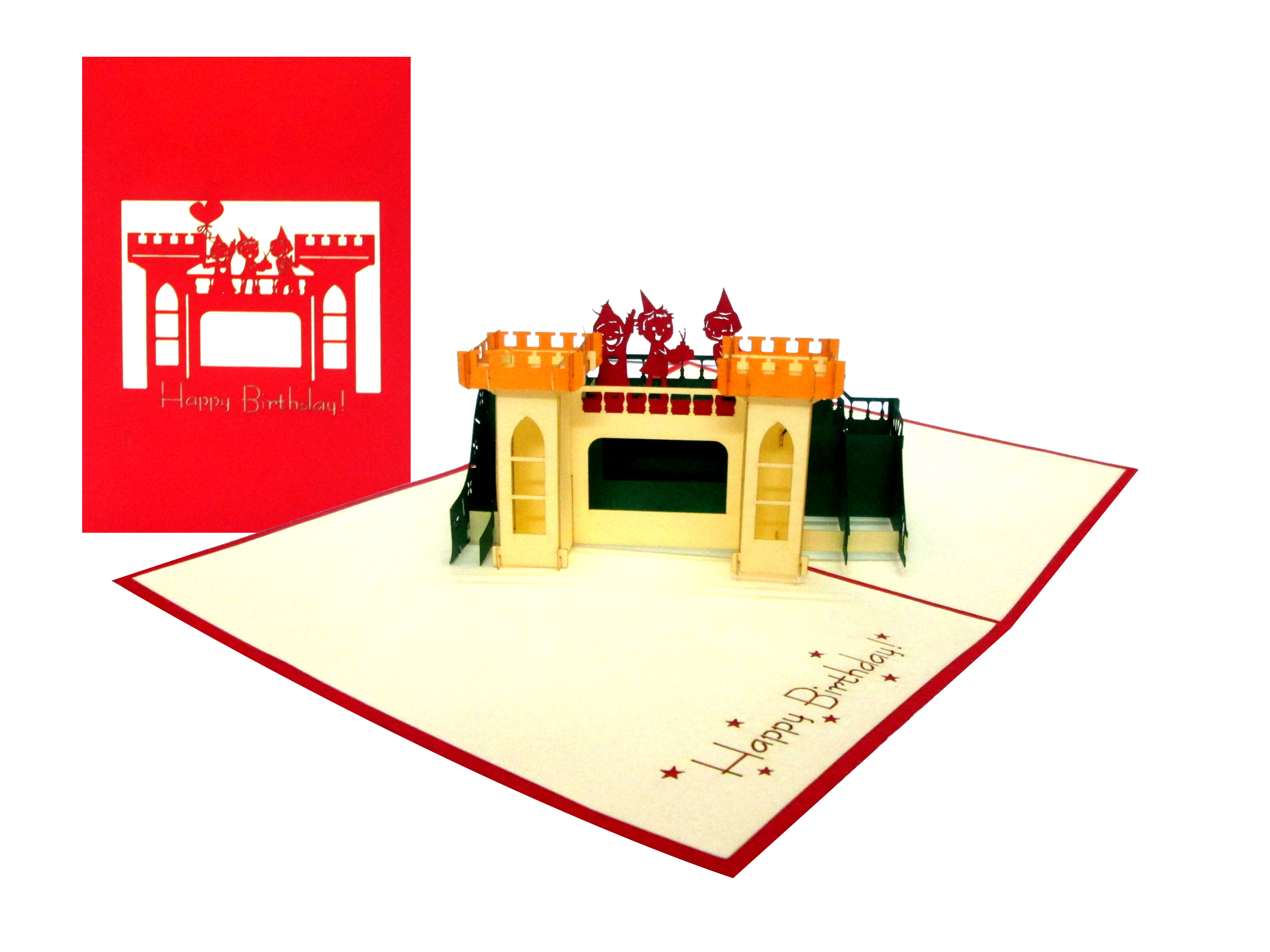 Birthday Castle Pop Up Card