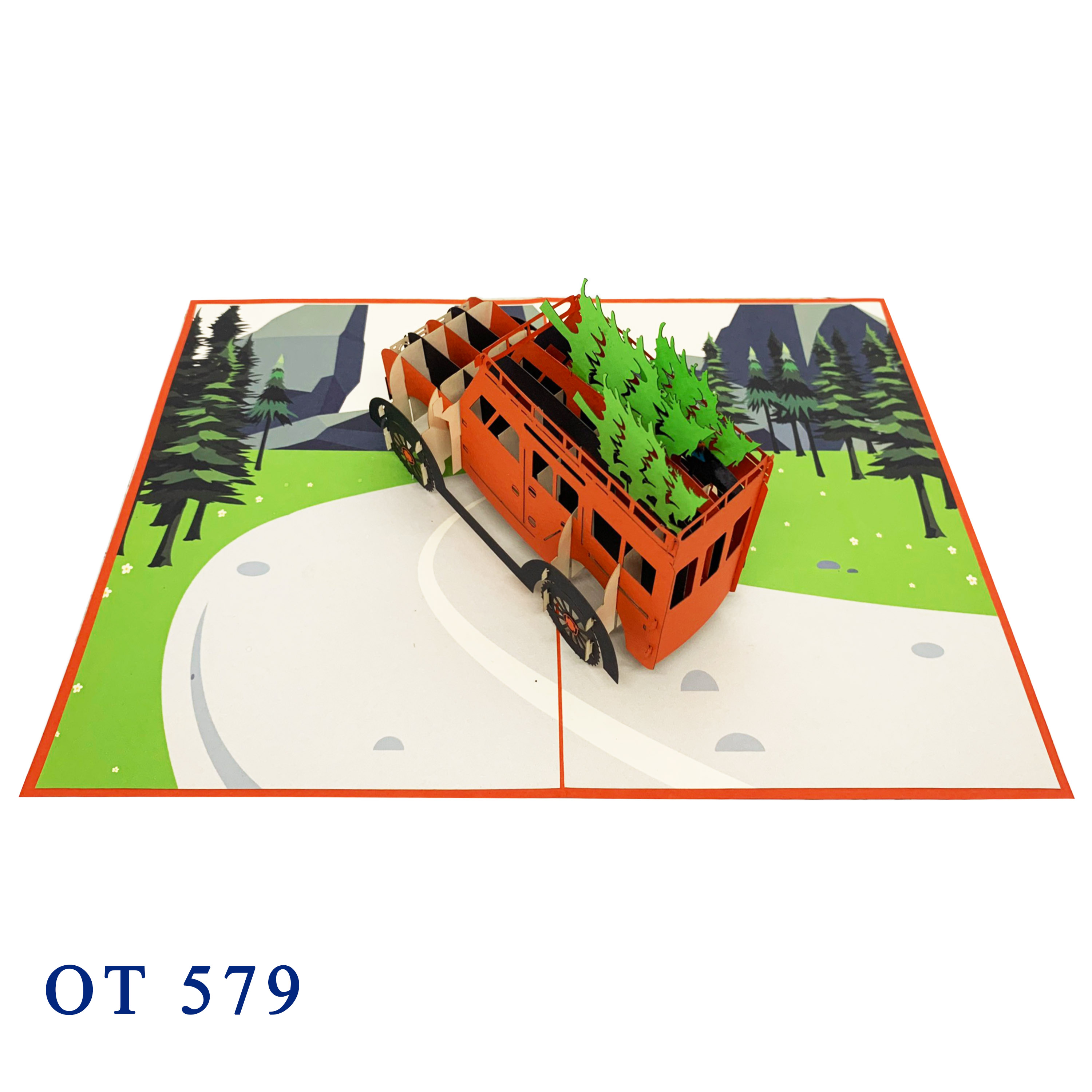 Land Rover Pop Up Card