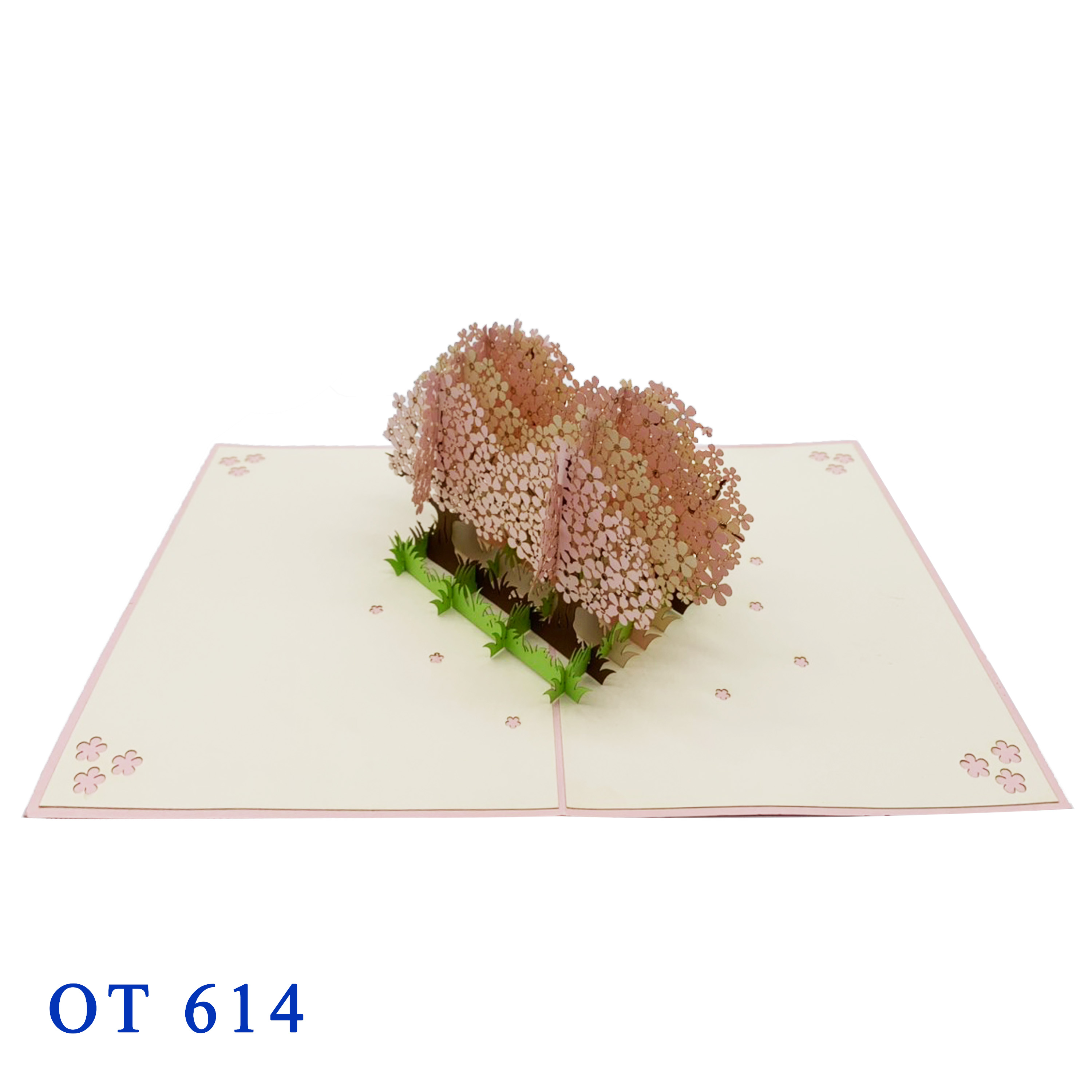 Large Cherry Bloosom Pop Up Card