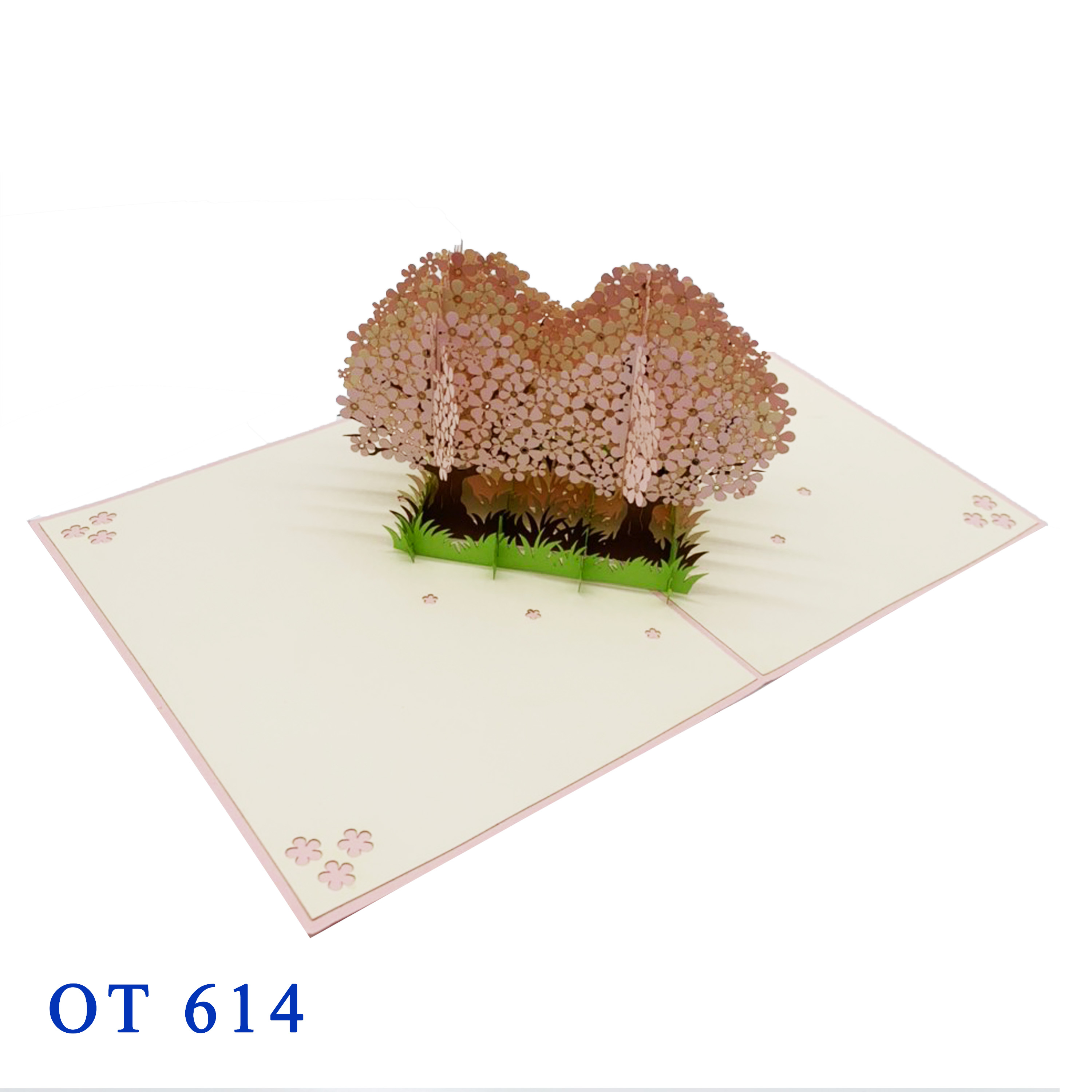 Large Cherry Bloosom Pop Up Card