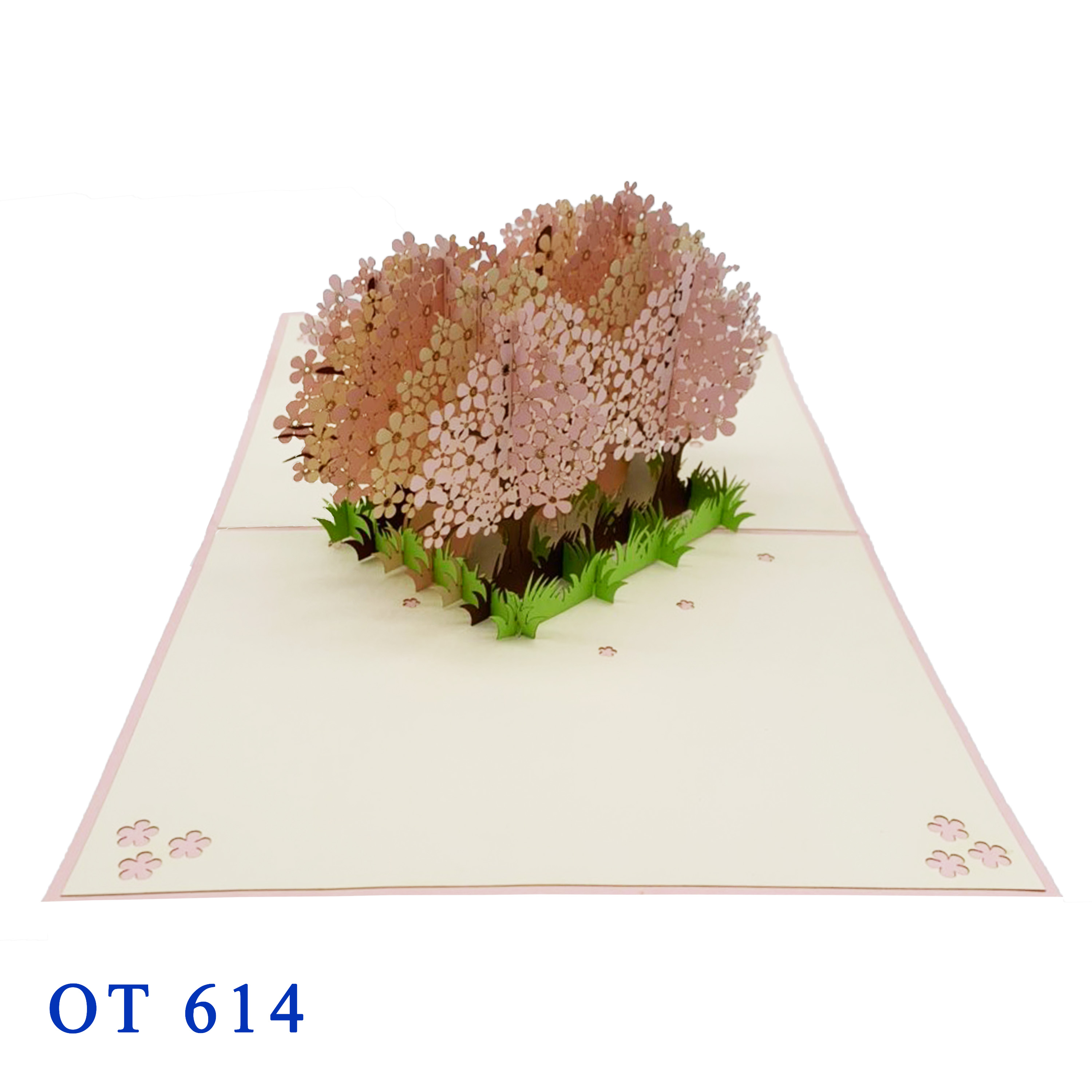 Large Cherry Bloosom Pop Up Card
