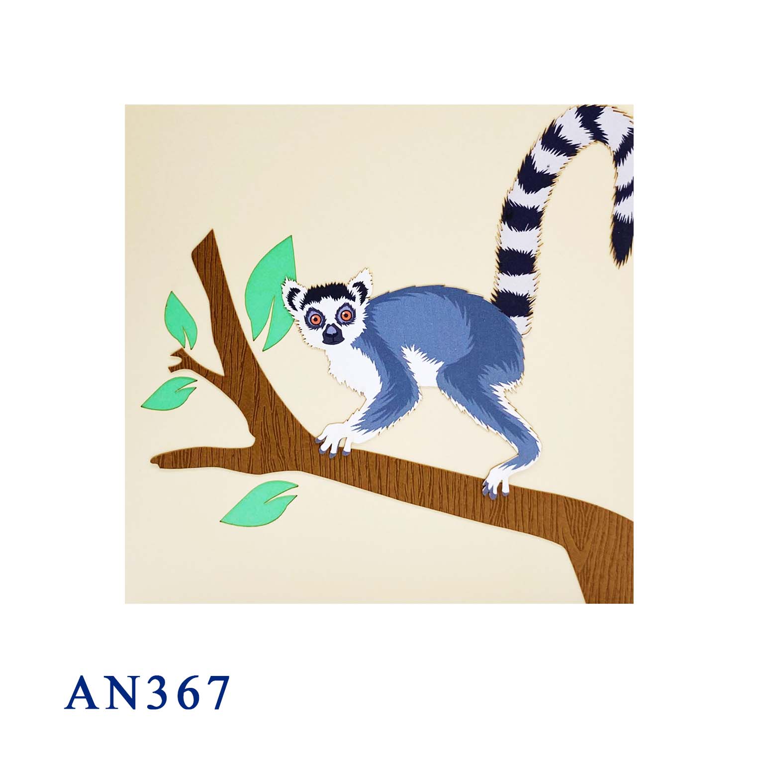 Lemur Pop Up Card