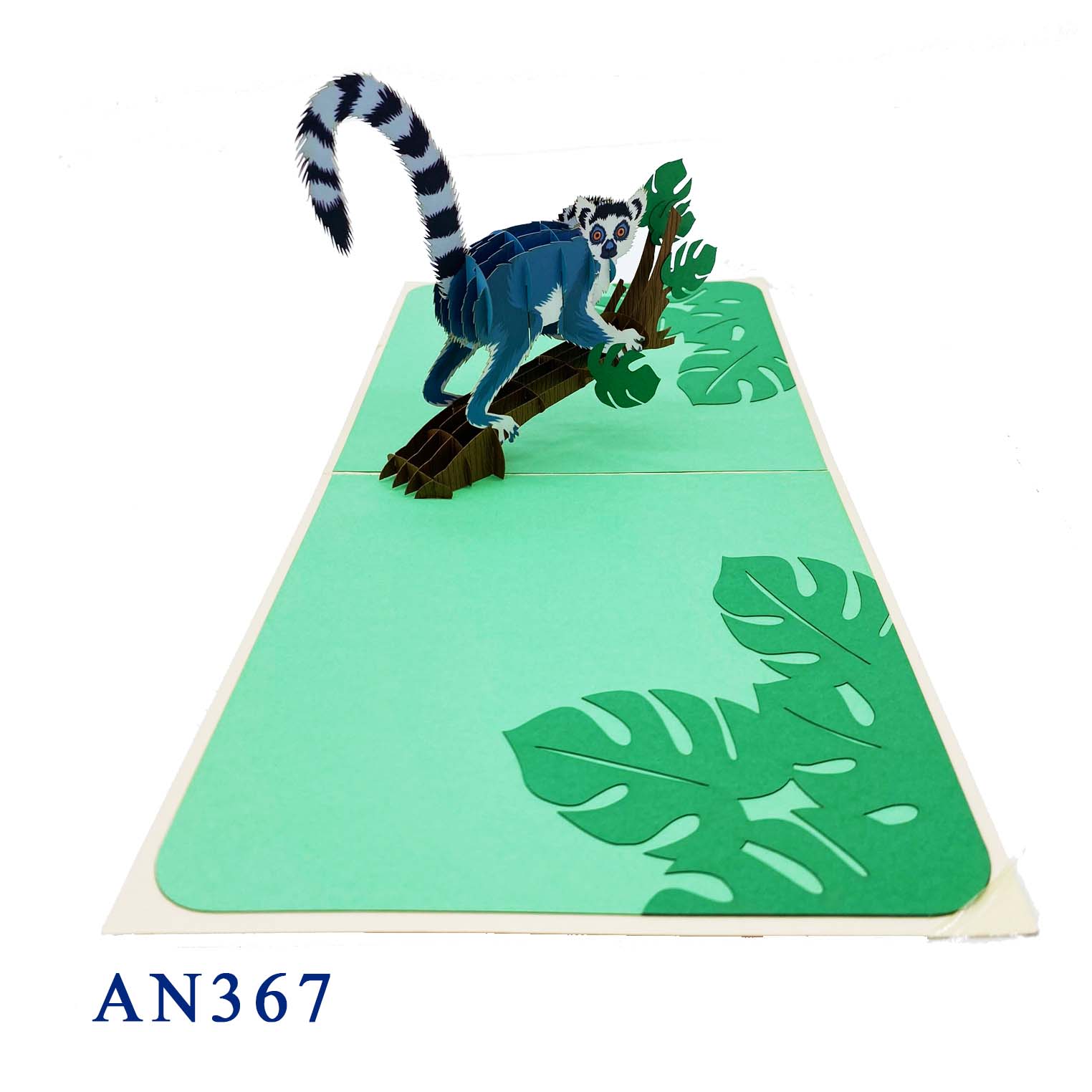 Lemur Pop Up Card
