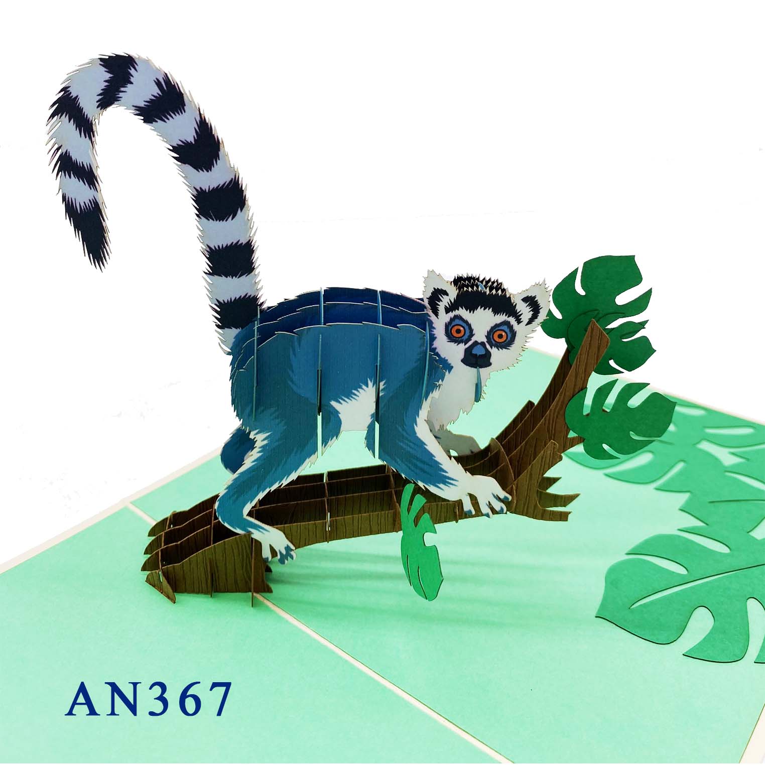 Lemur Pop Up Card
