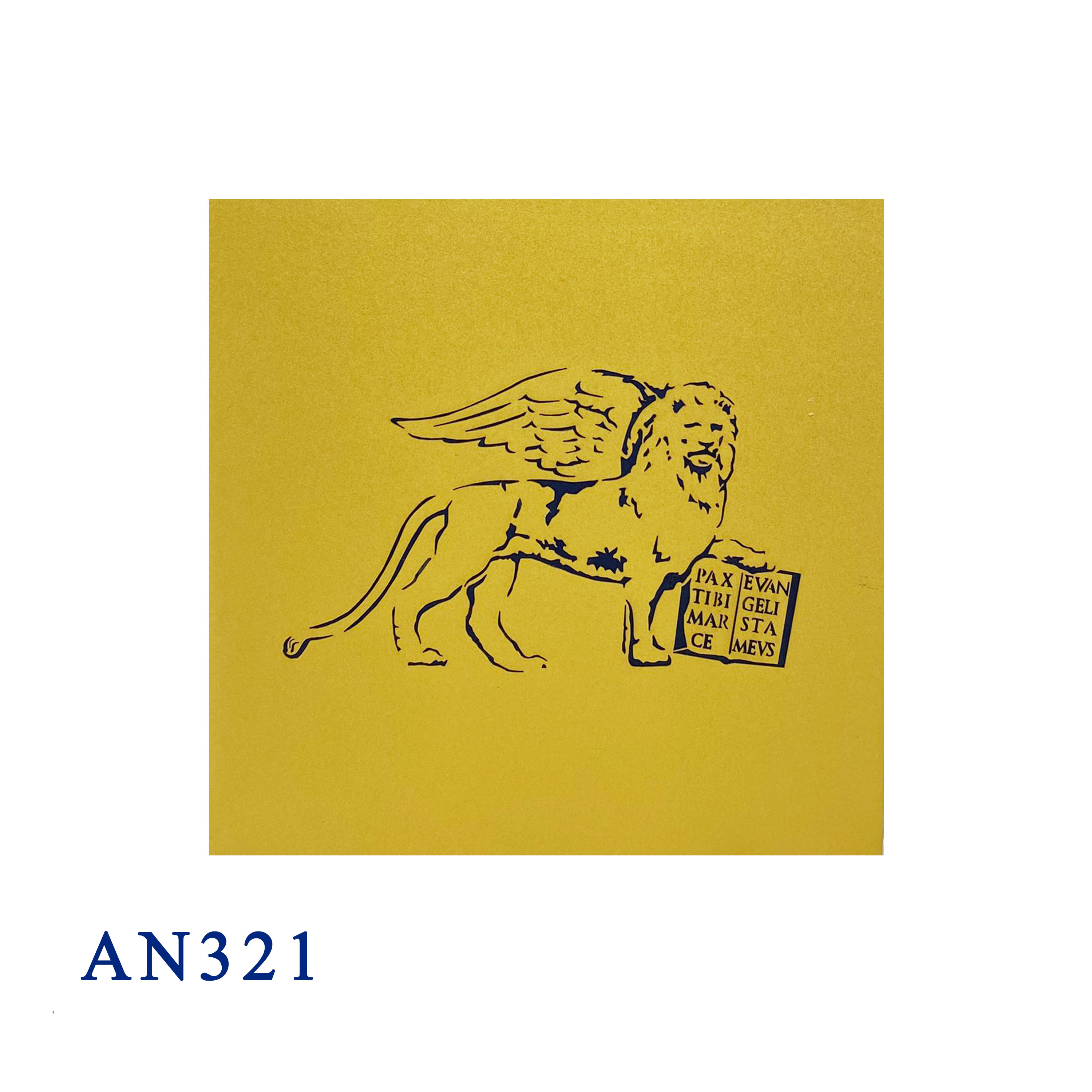 Leone di San Marco Pop Up Card