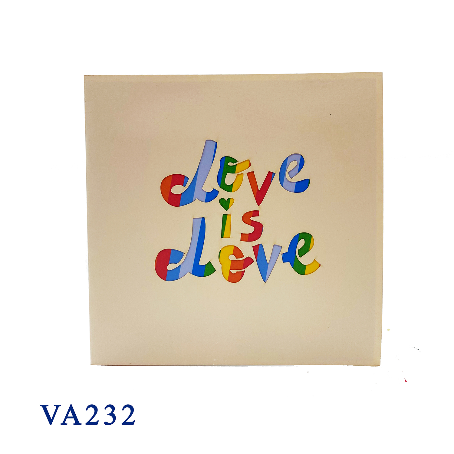 Love Is Love Pop Up Card