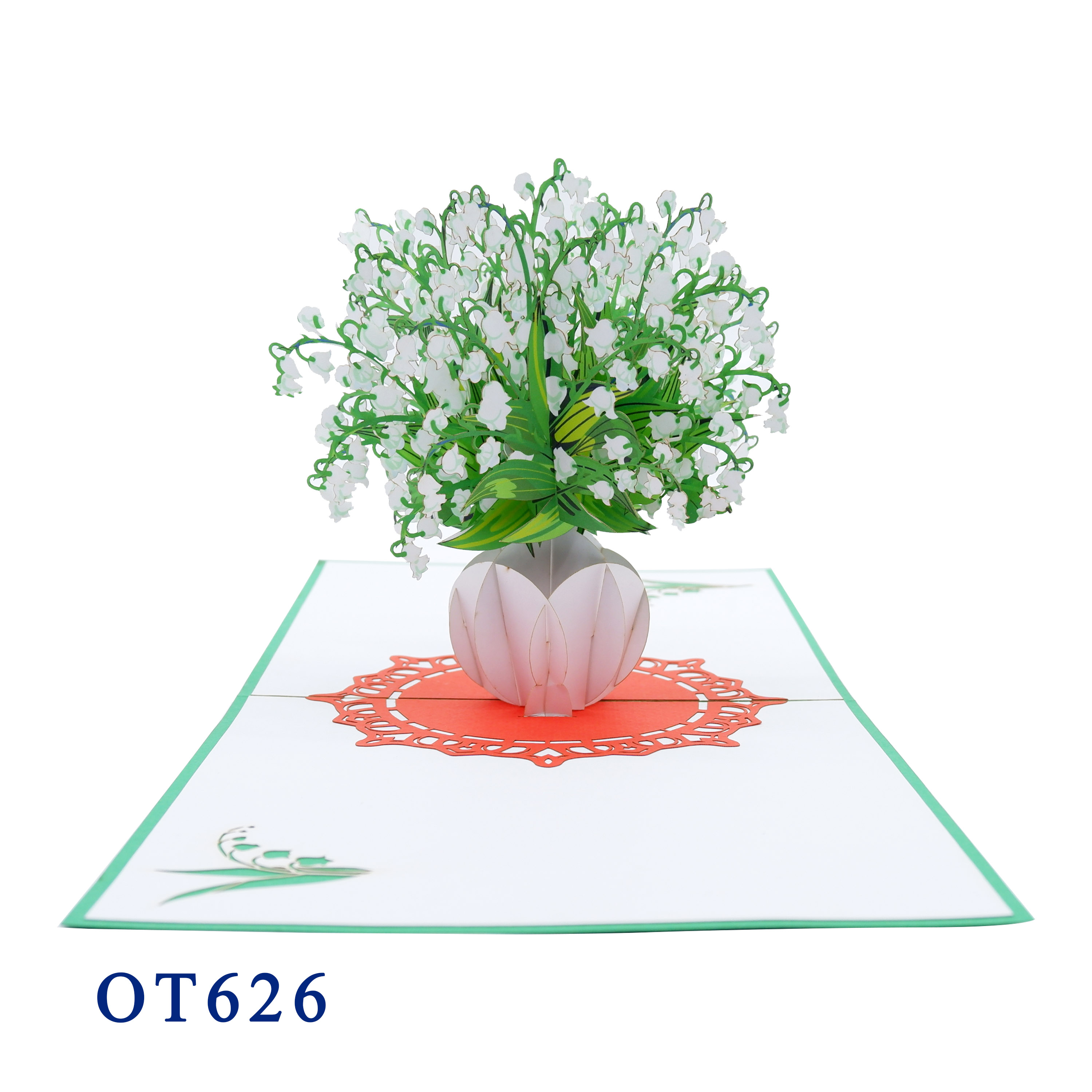 Lilies Of The Valley Pop Up Card