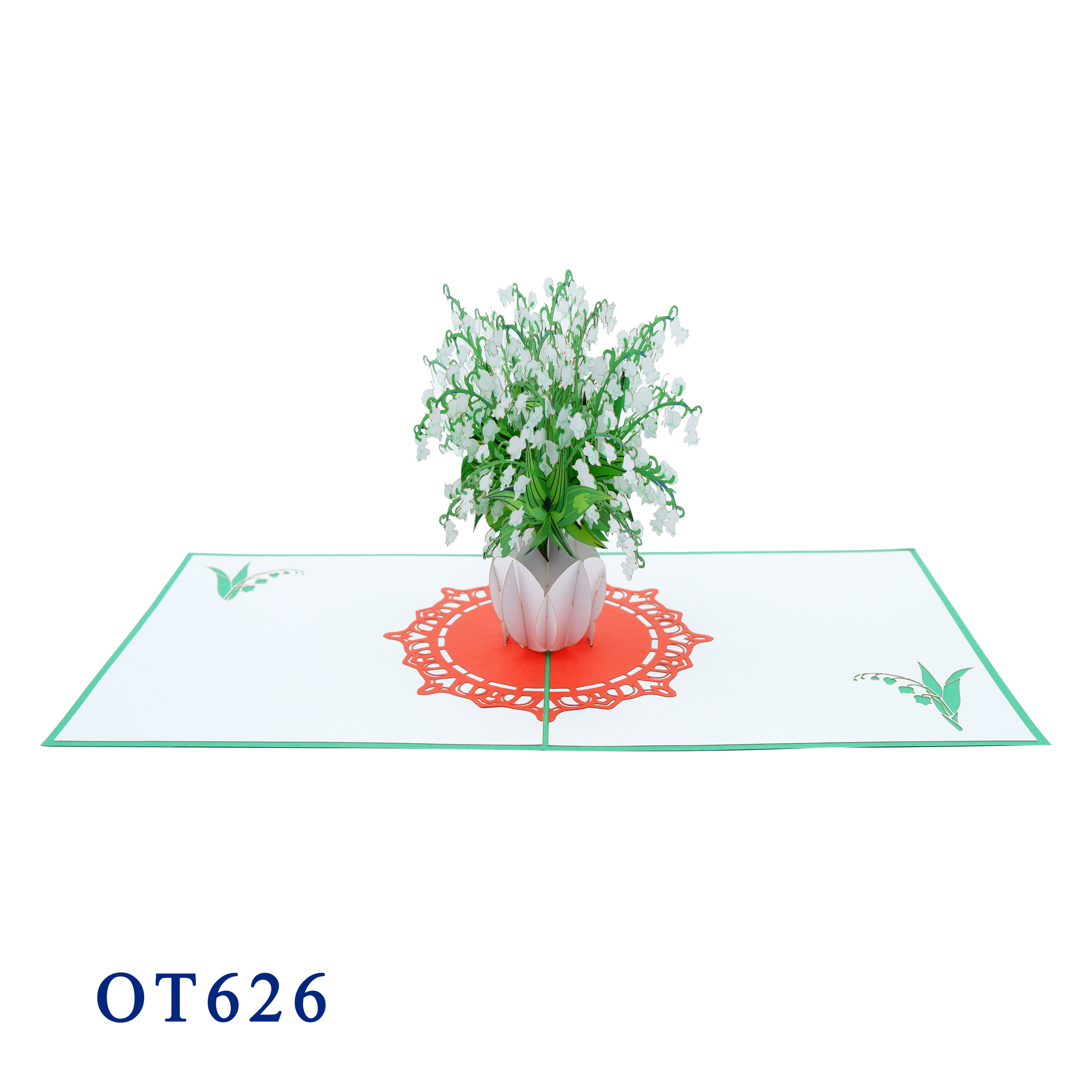 Lilies Of The Valley Pop Up Card