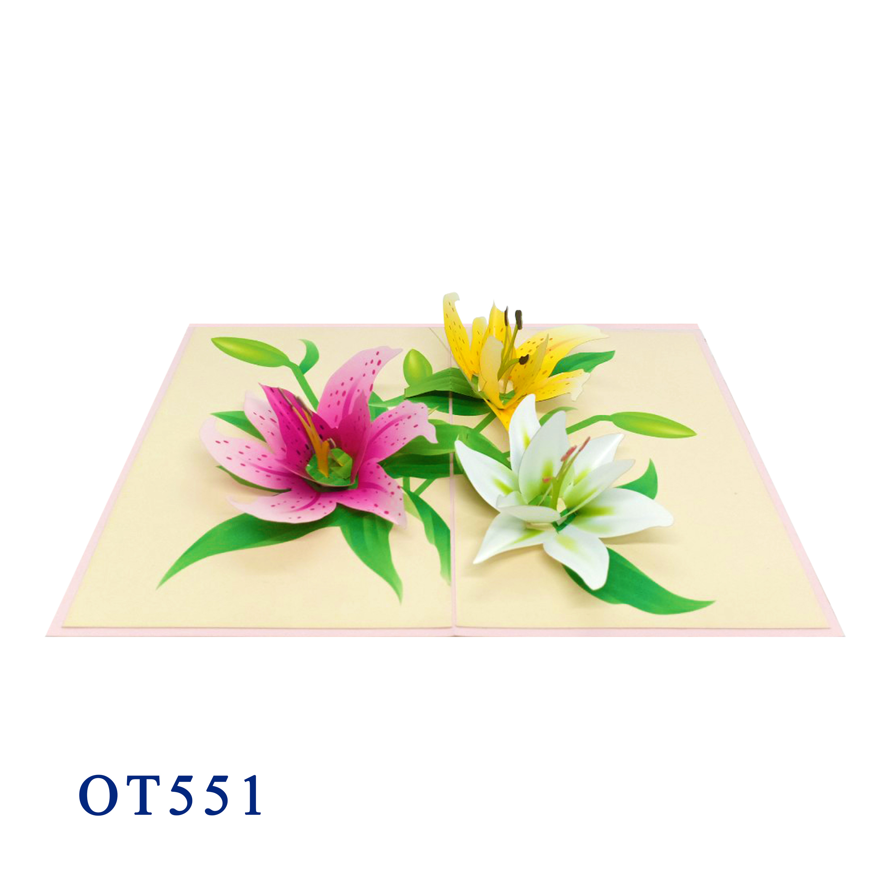 Lily Bloom Pop Up Card