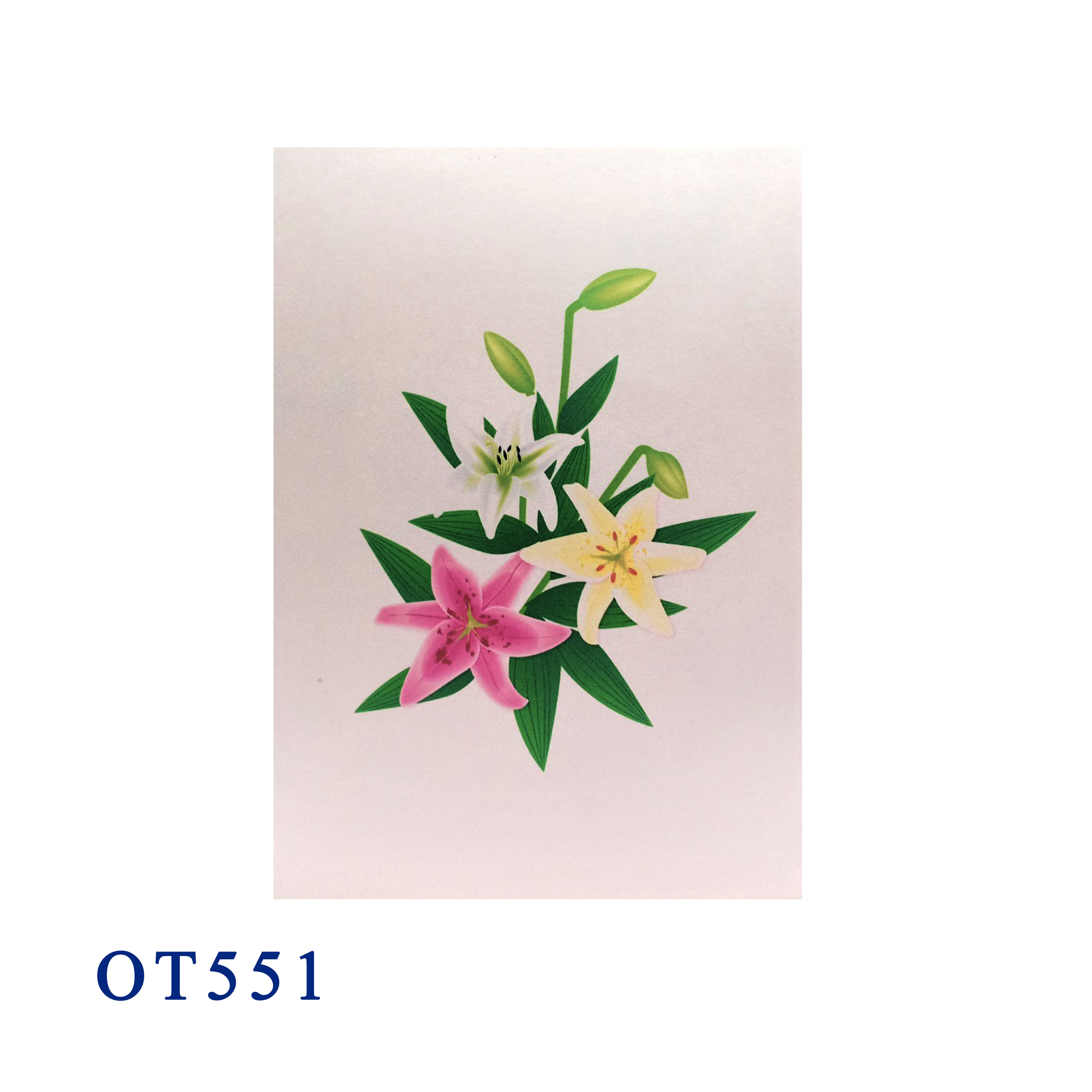 Lily Bloom Pop Up Card