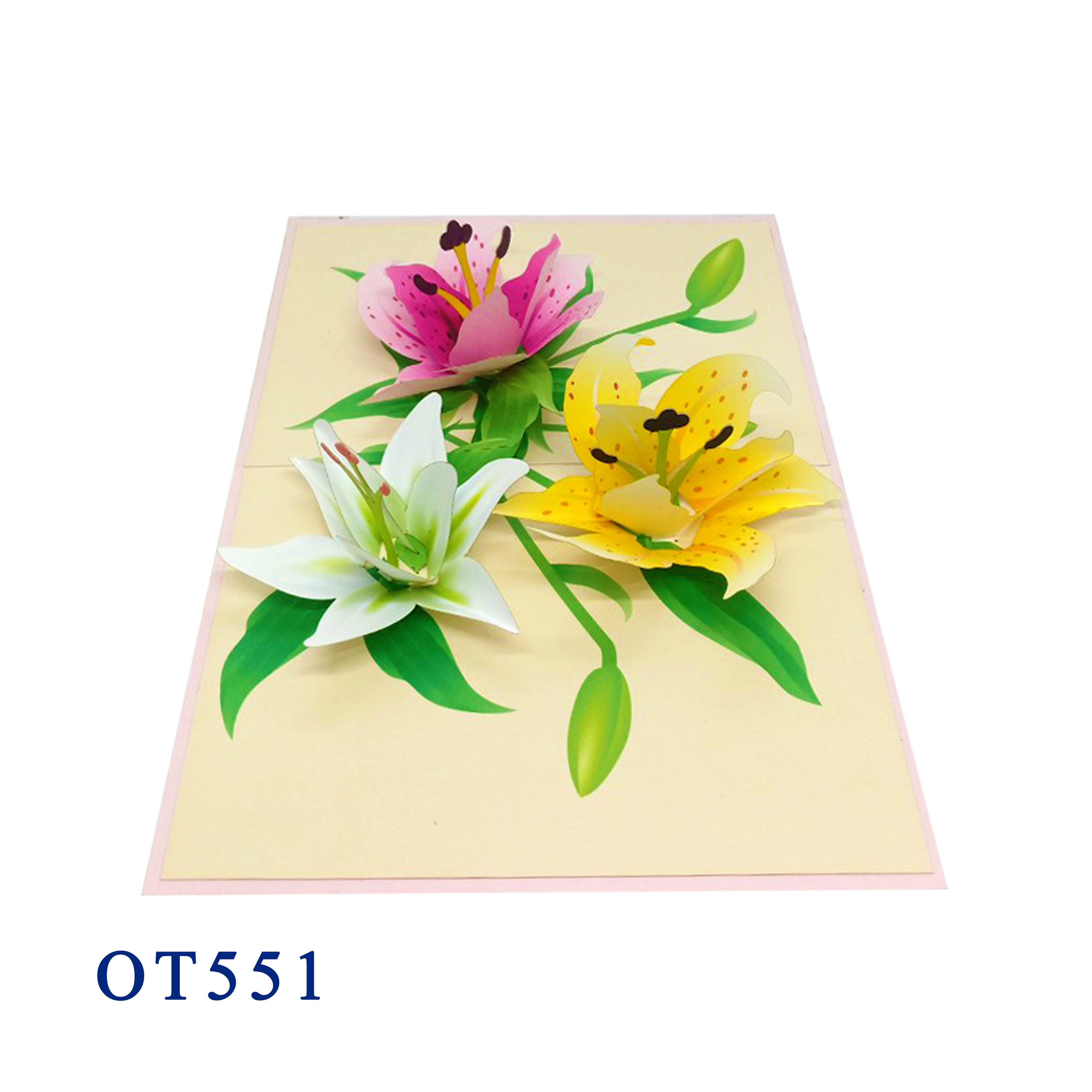 Lily Bloom Pop Up Card