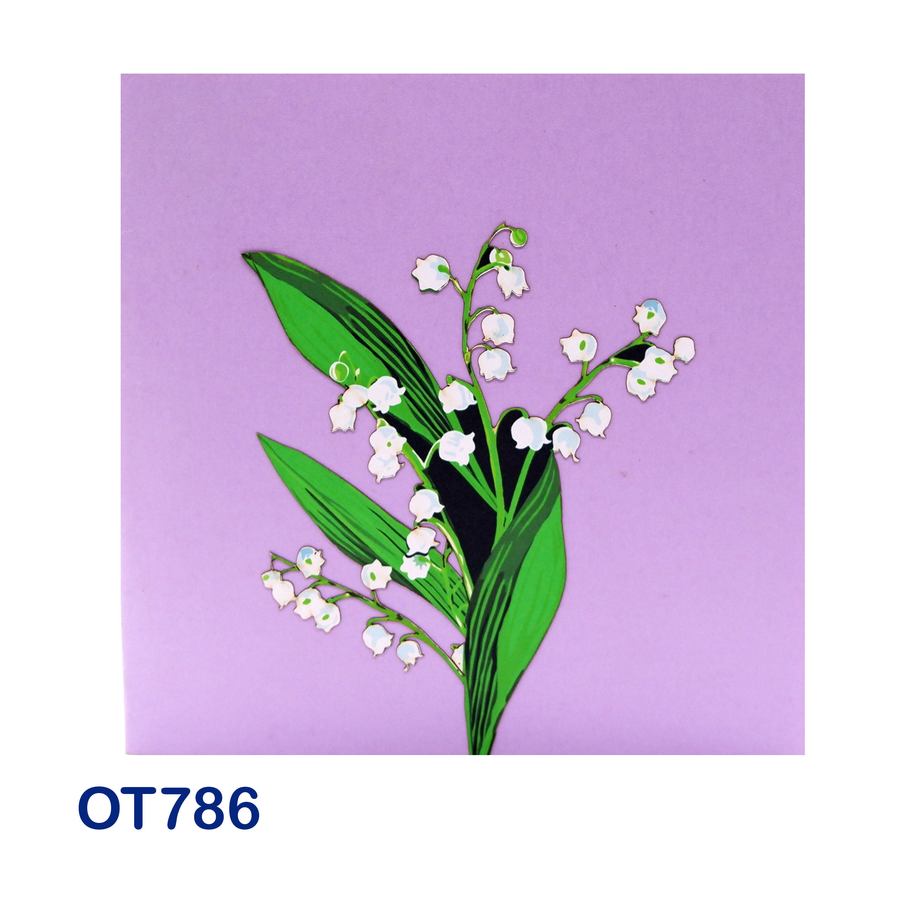 Lily Of The Vally Pop Up Card