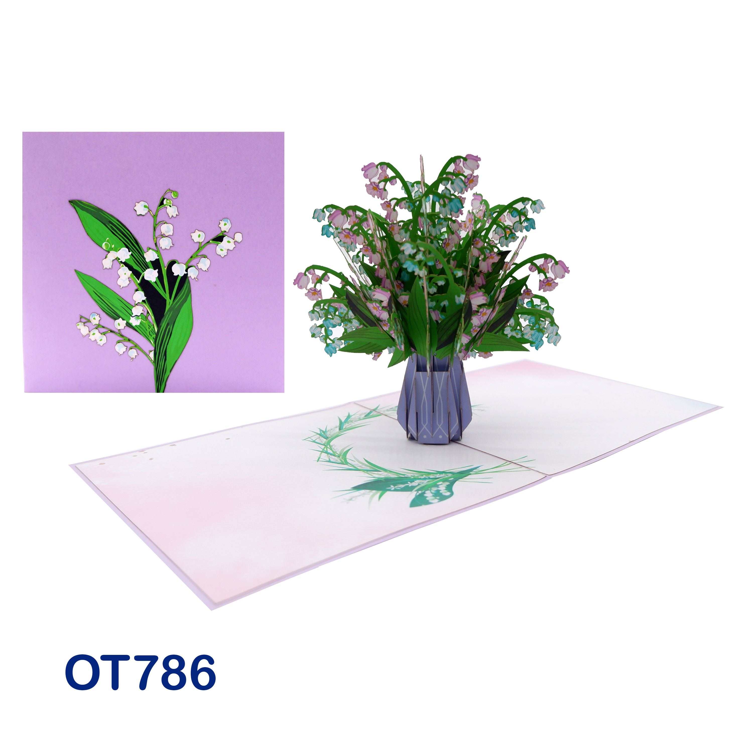 Lily Of The Vally Pop Up Card