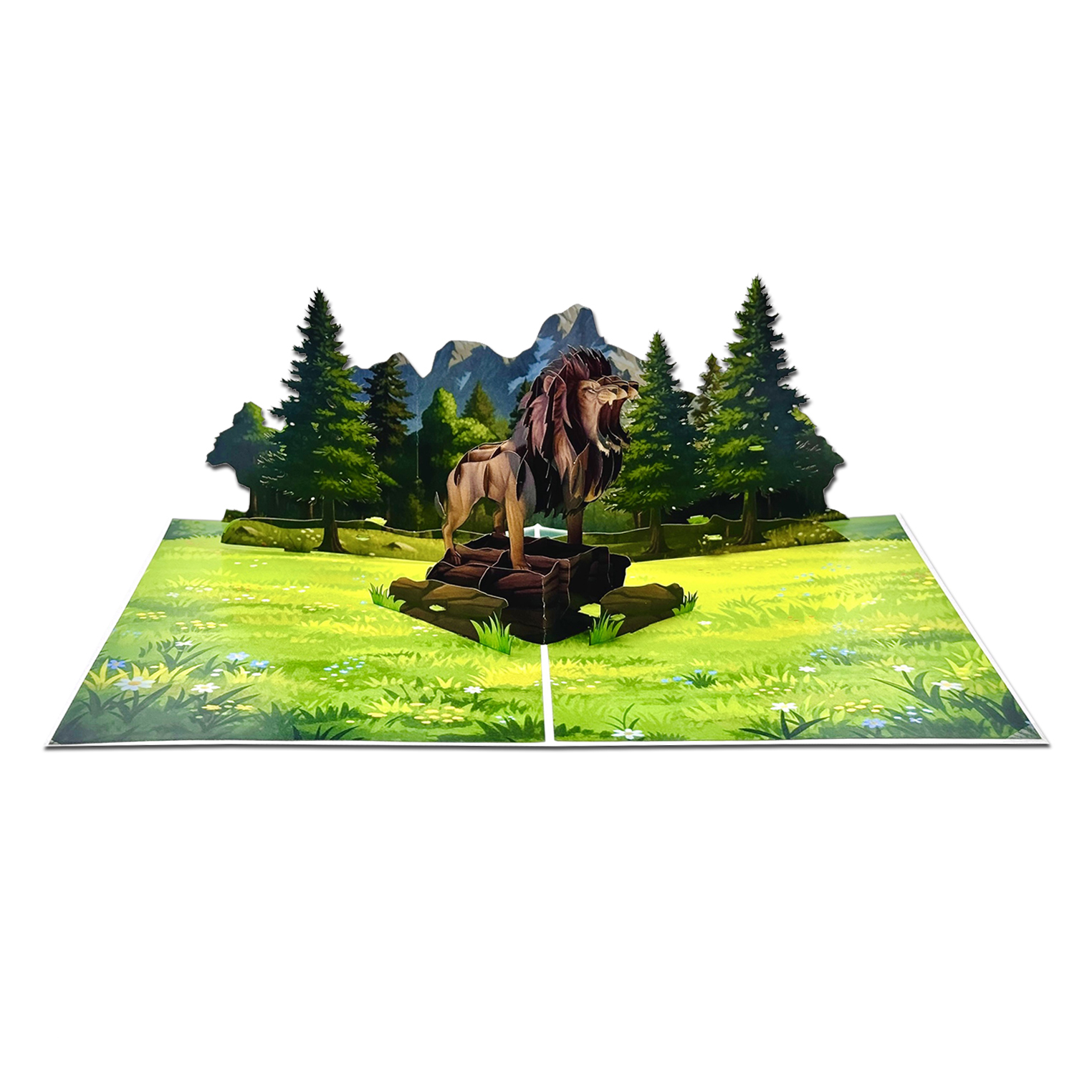 Keep Calm and Roar Pop-up Card