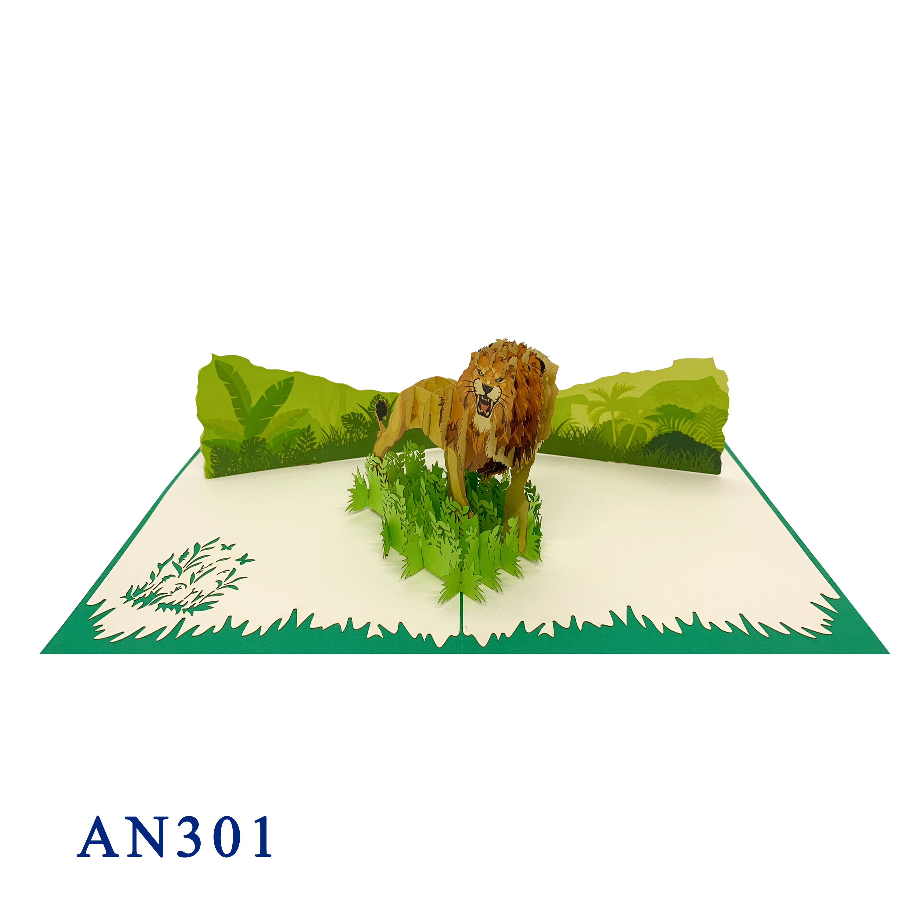 Lion Pop Up Card