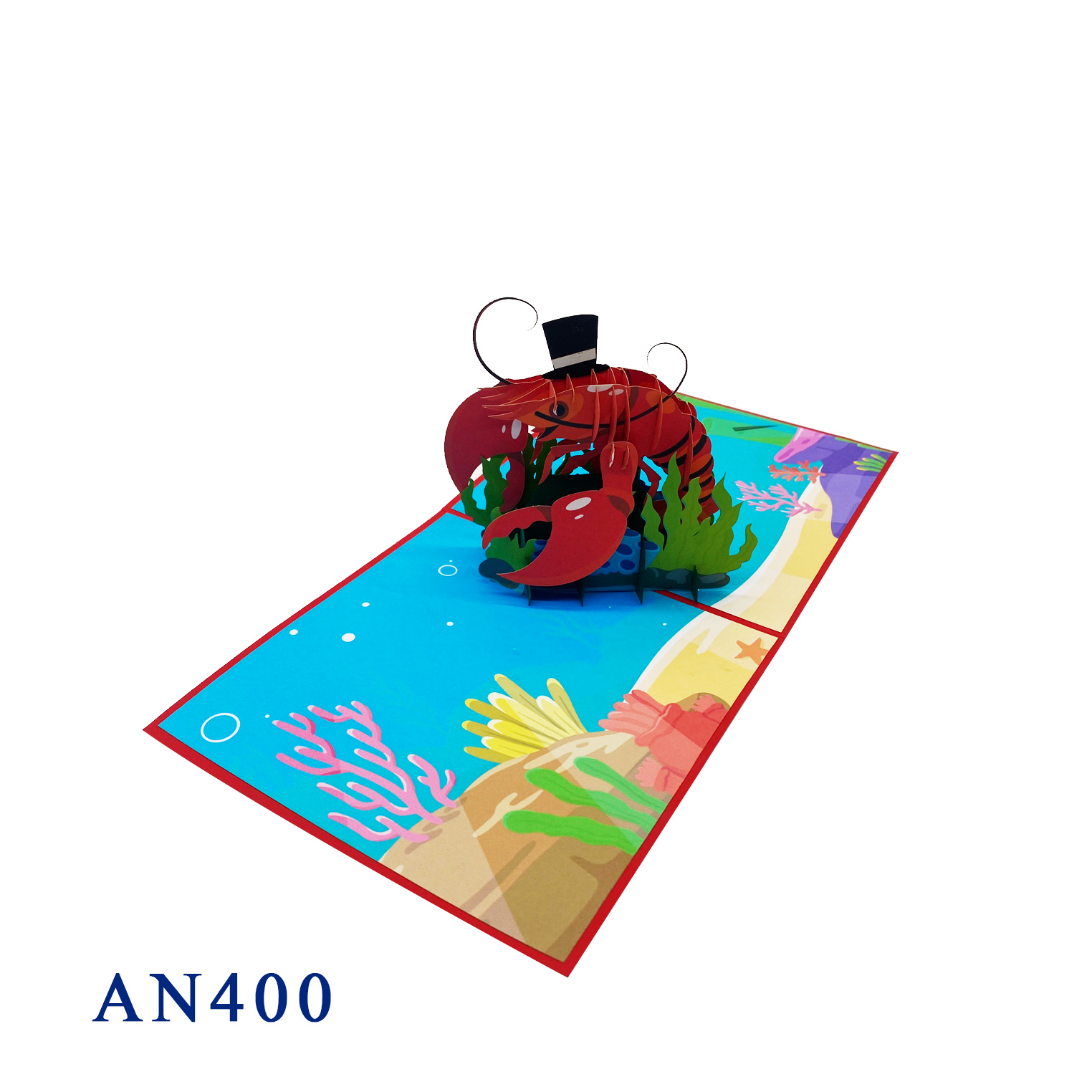 Lobster Pop Up Card