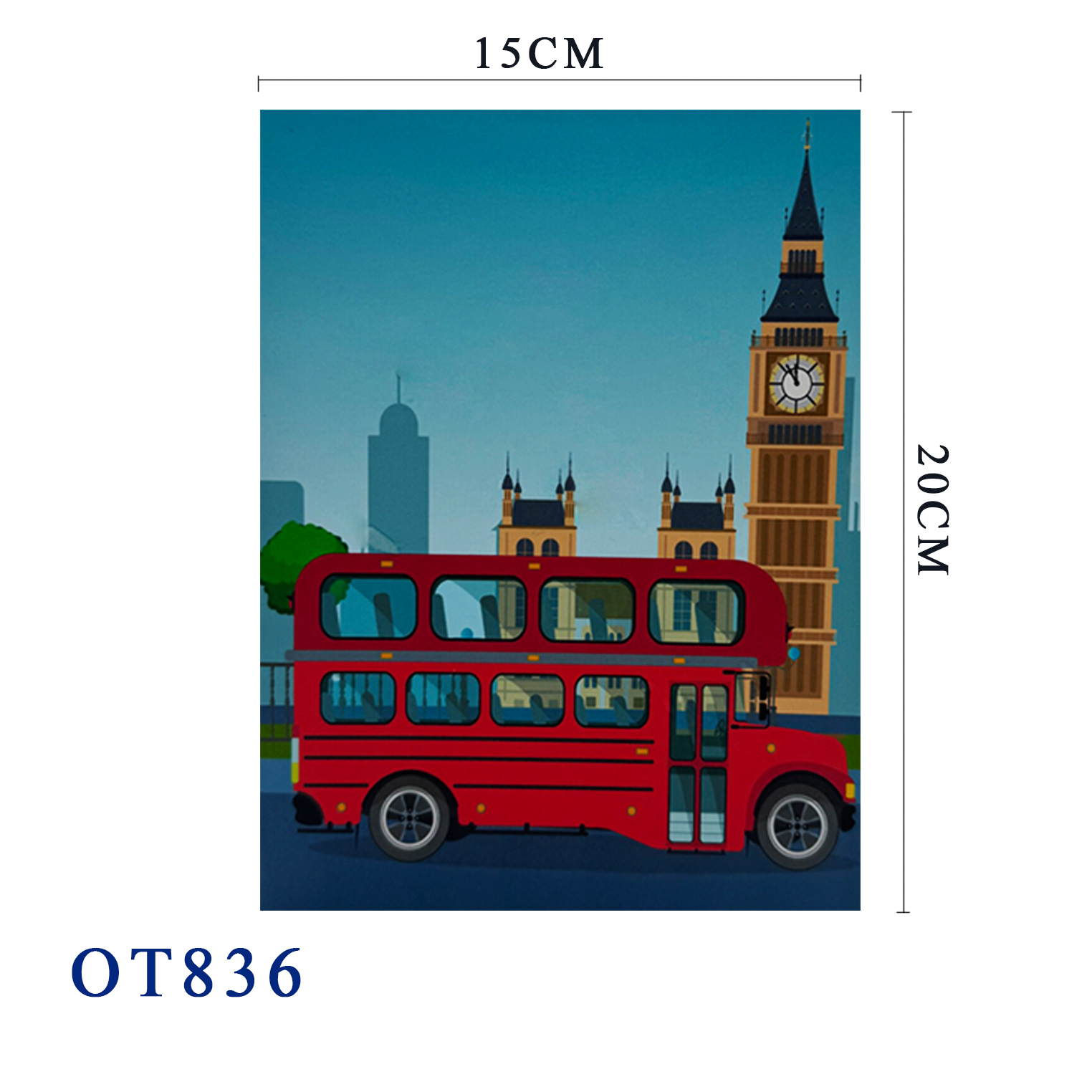 London Bus Pop Up Card