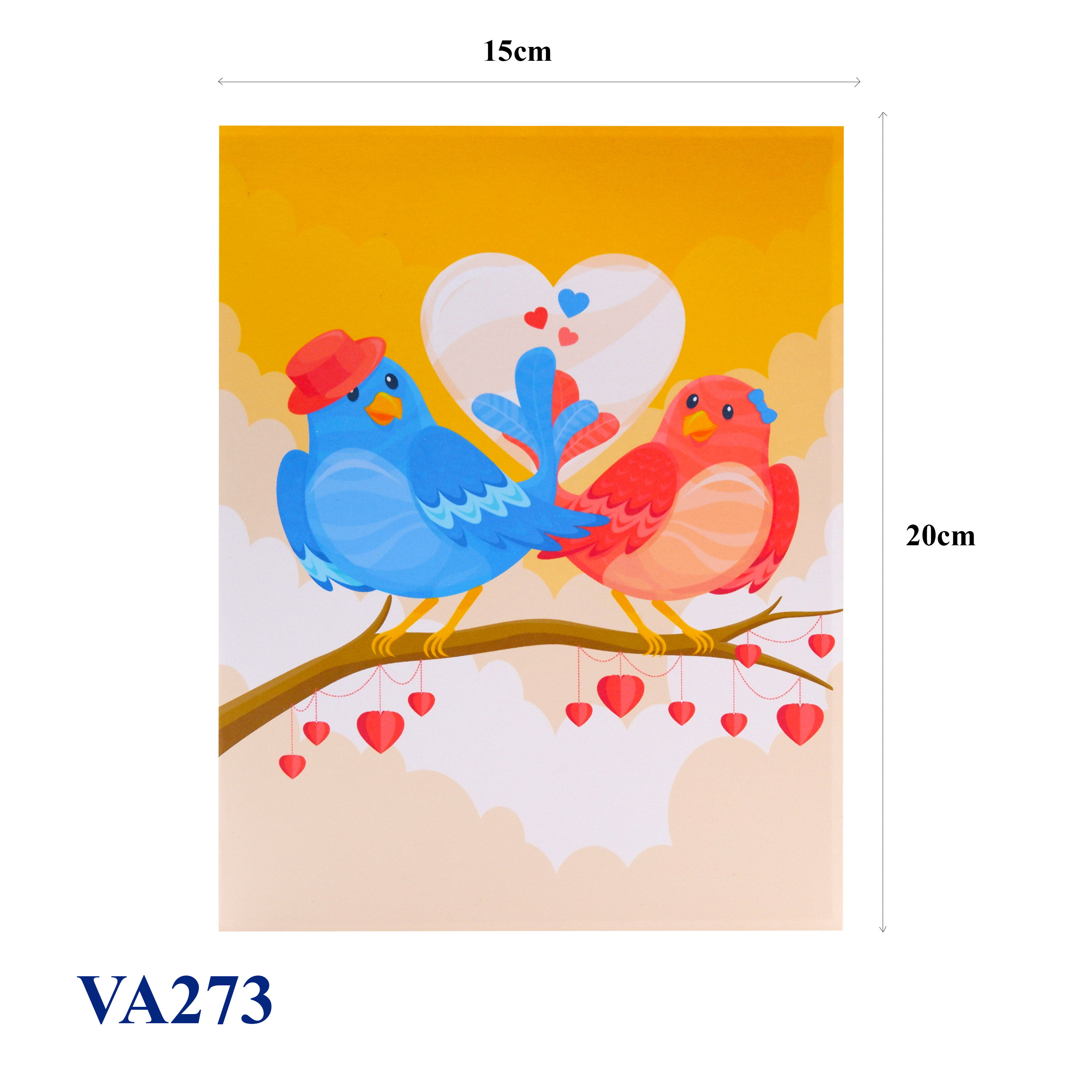 Love Birds Pop Up Card
