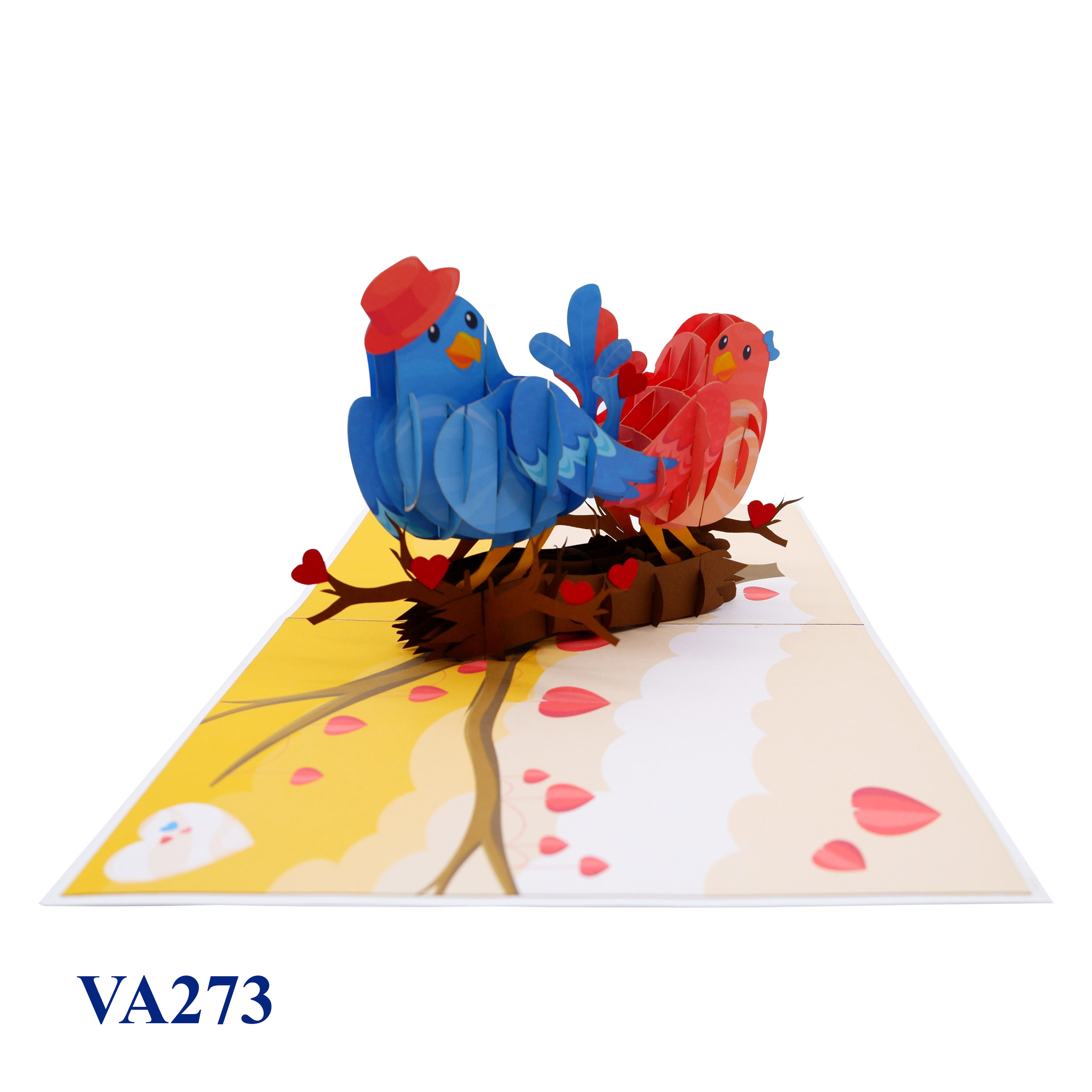Love Birds Pop Up Card