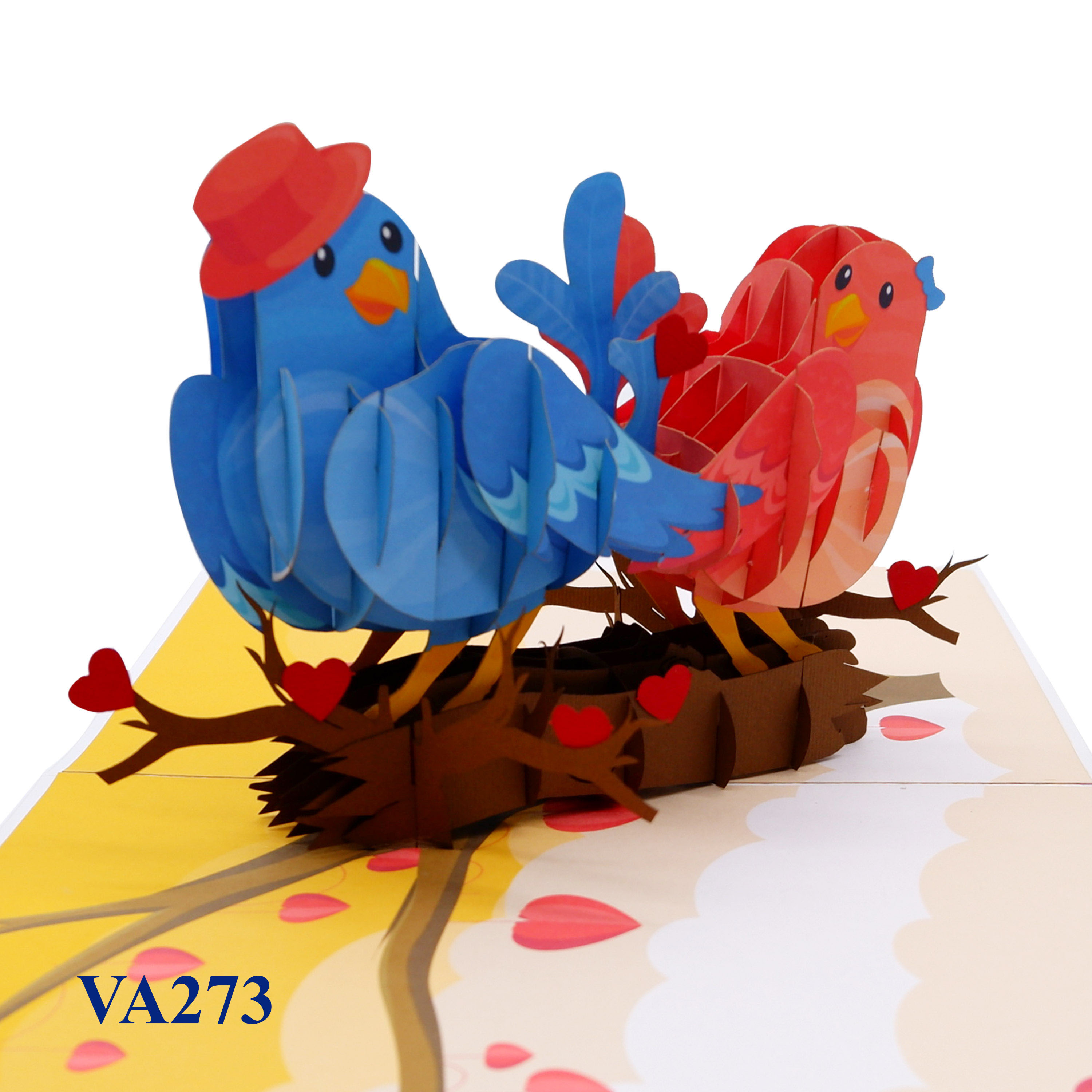 Love Birds Pop Up Card