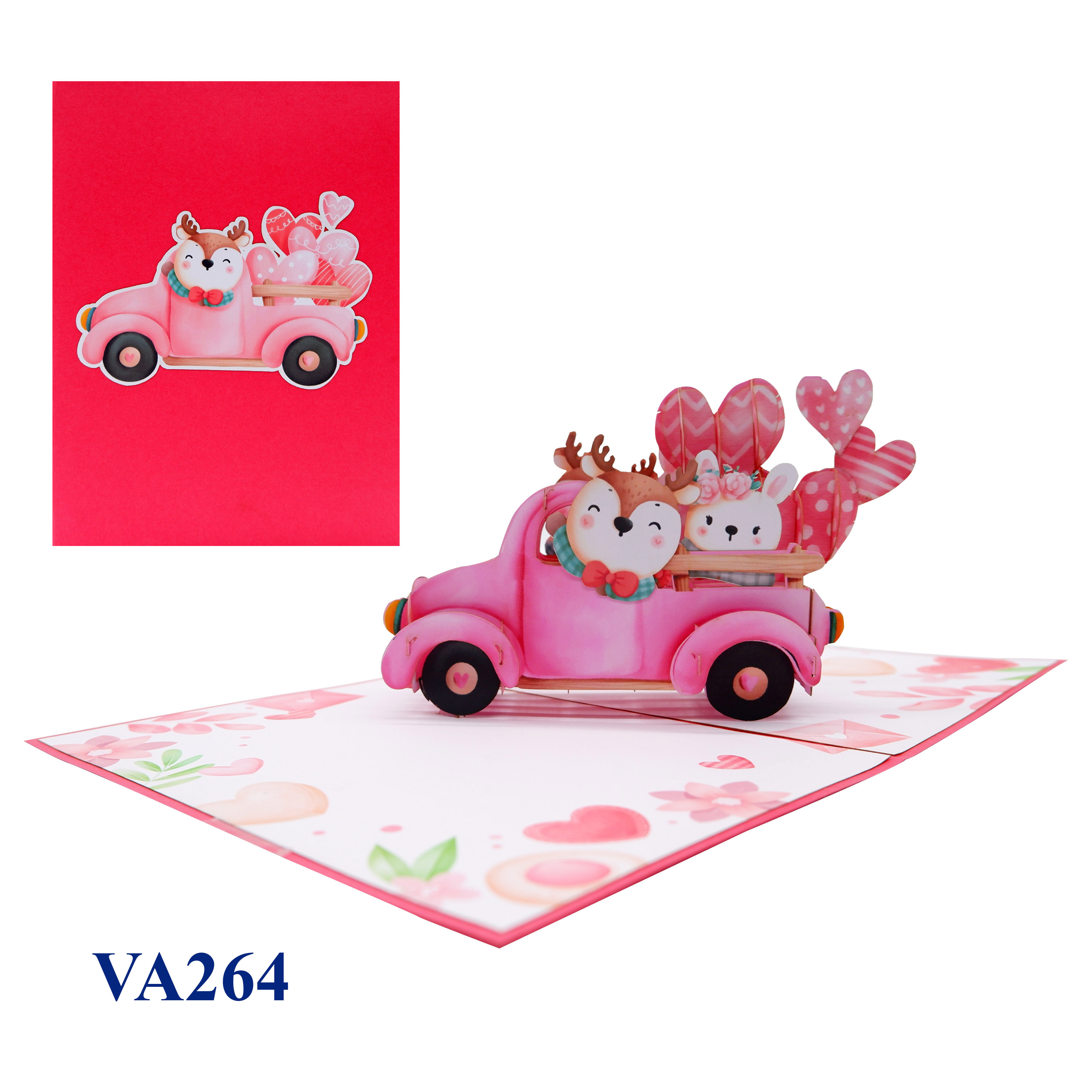 Love Car Pop Up Card