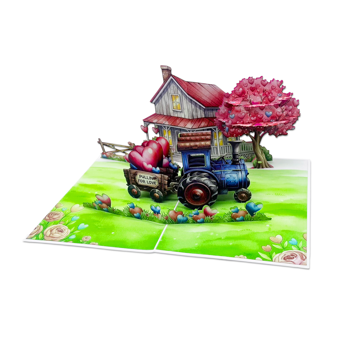 Love Farm Pop-up Card