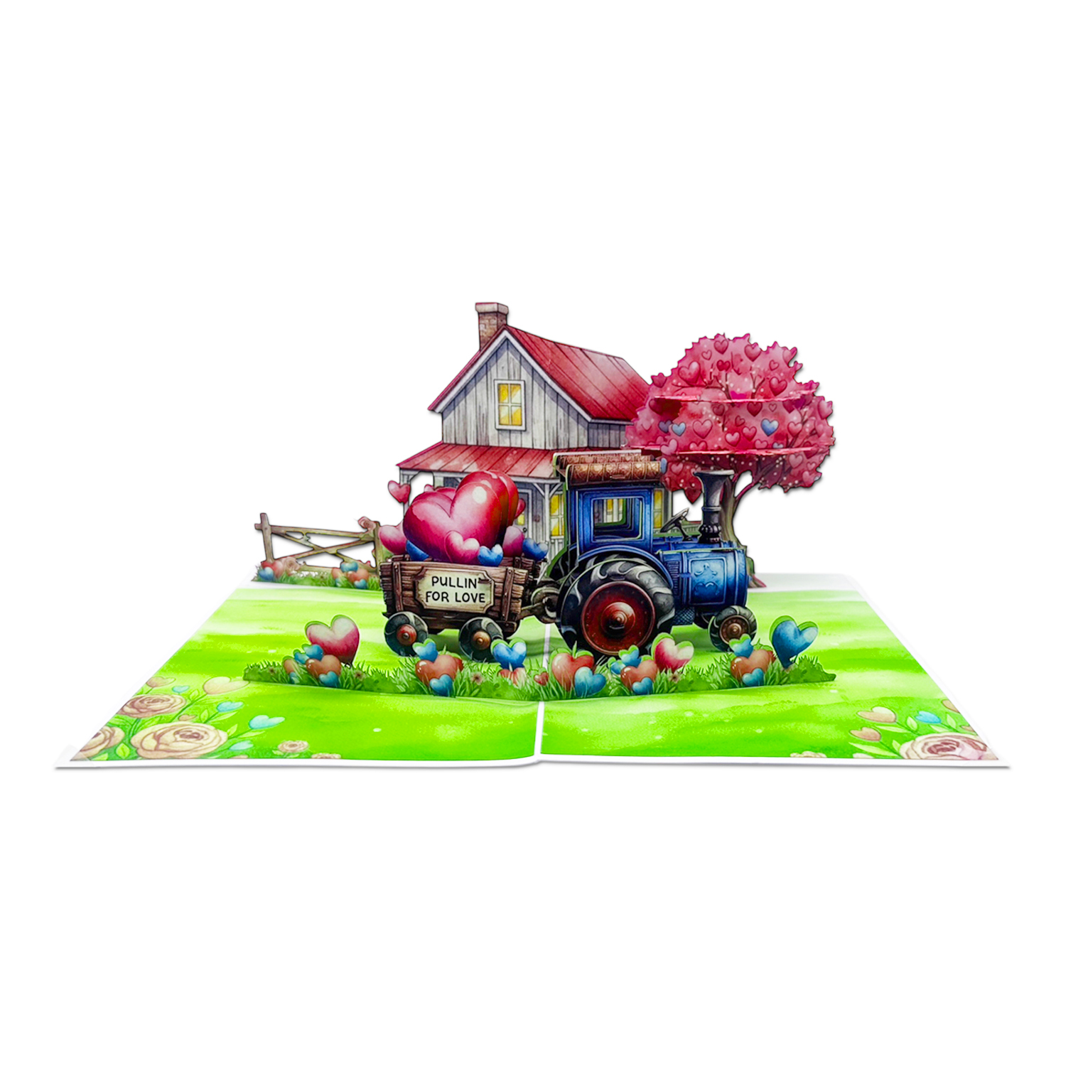 Love Farm Pop-up Card