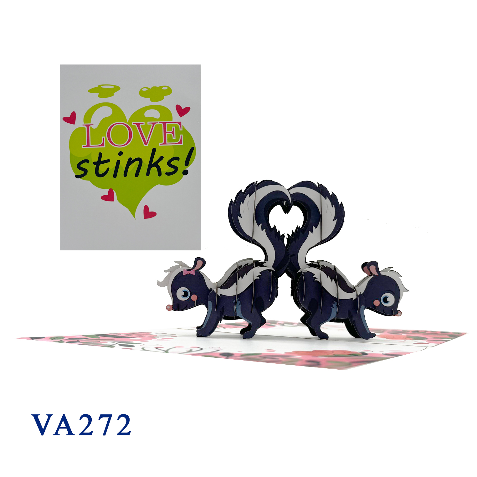 Love Stinks Pop Up Card