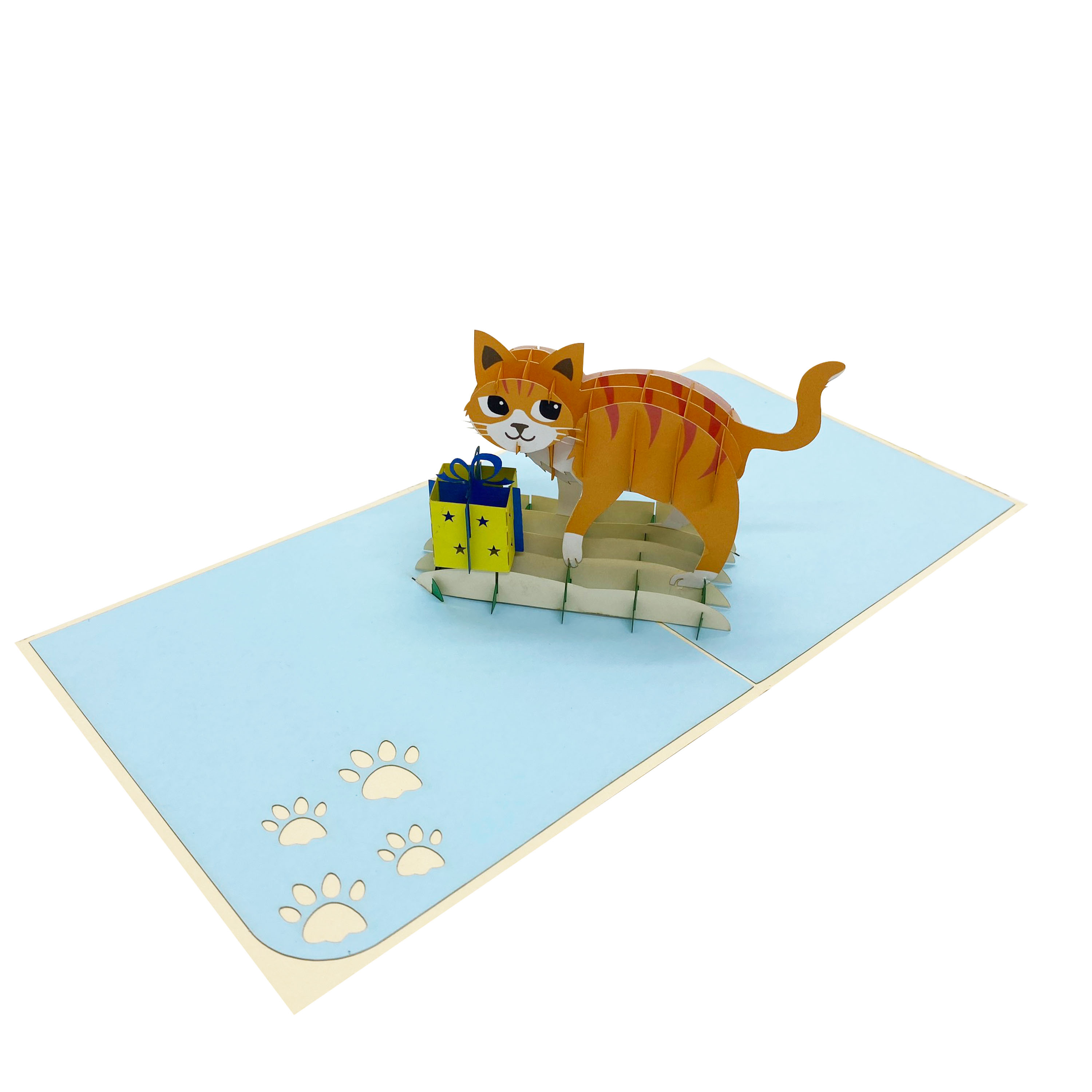 Birthday Lovely Kitten Pop Up Card