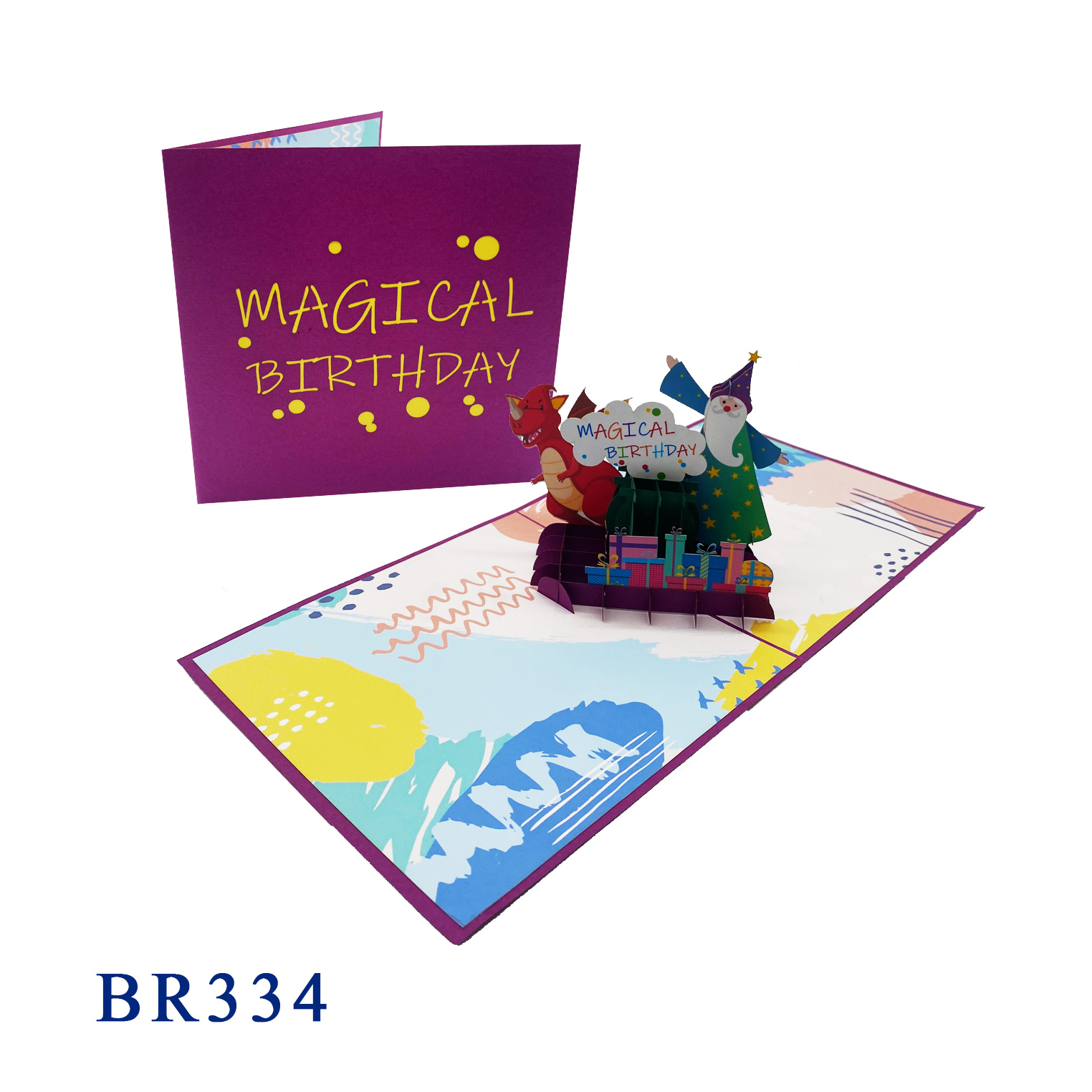 Magical Birthday Pop Up Card