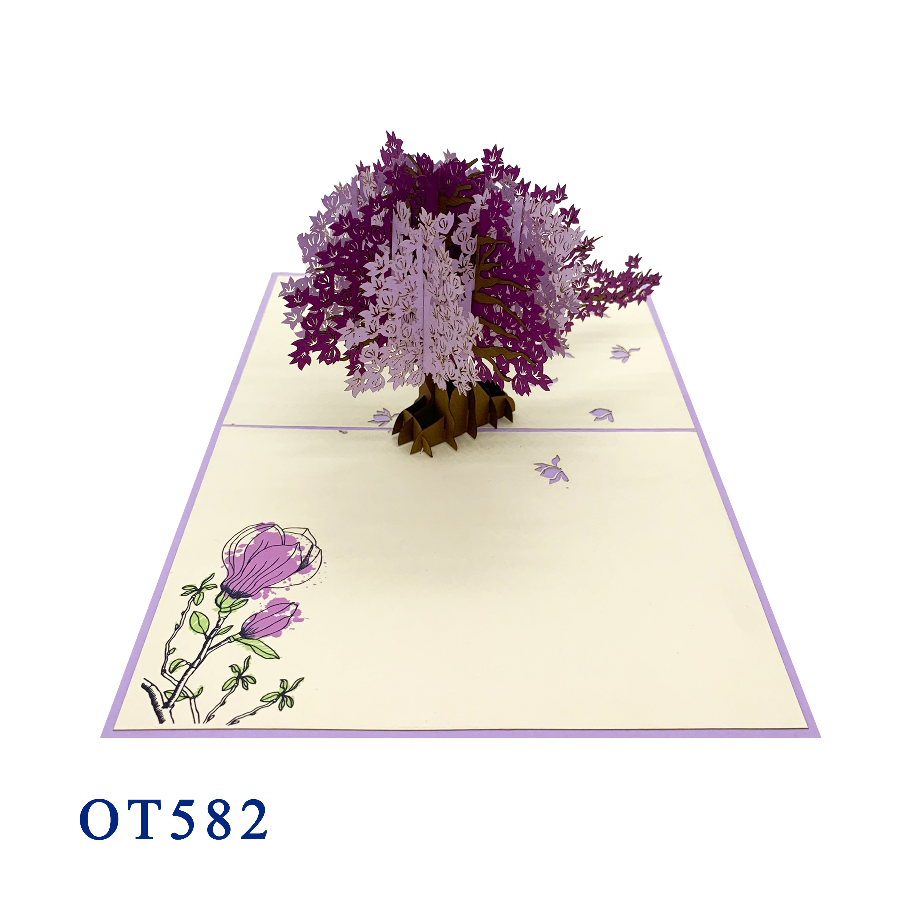 Magnolia Pop Up Card