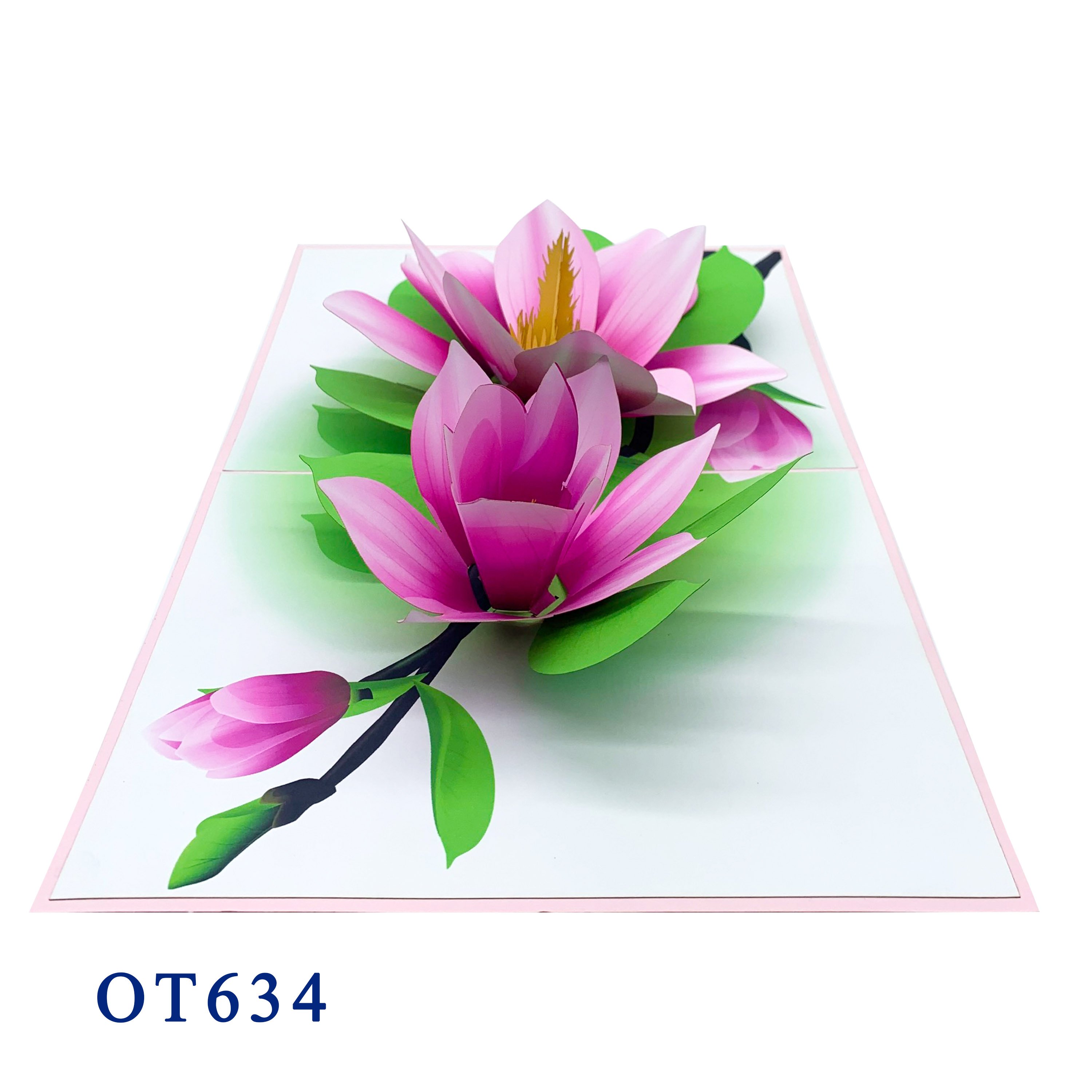 Magnolia Bloom Pop Up Card