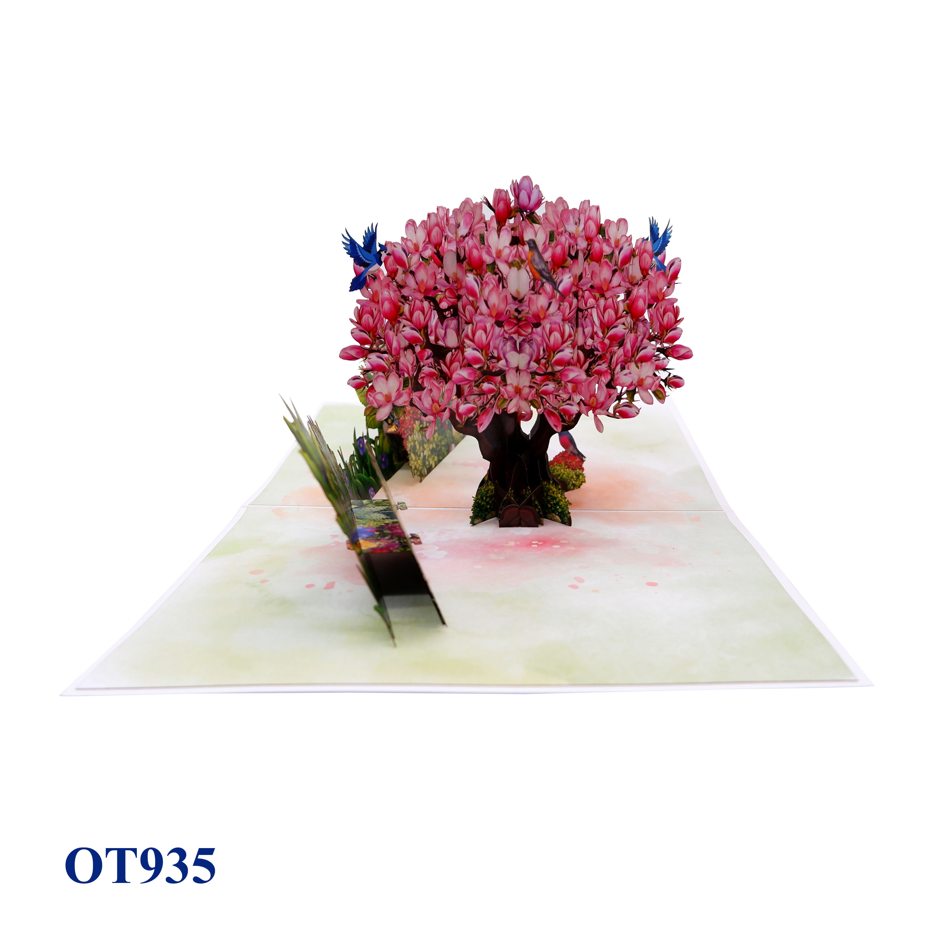 Magnolia Tree Pop Up Card