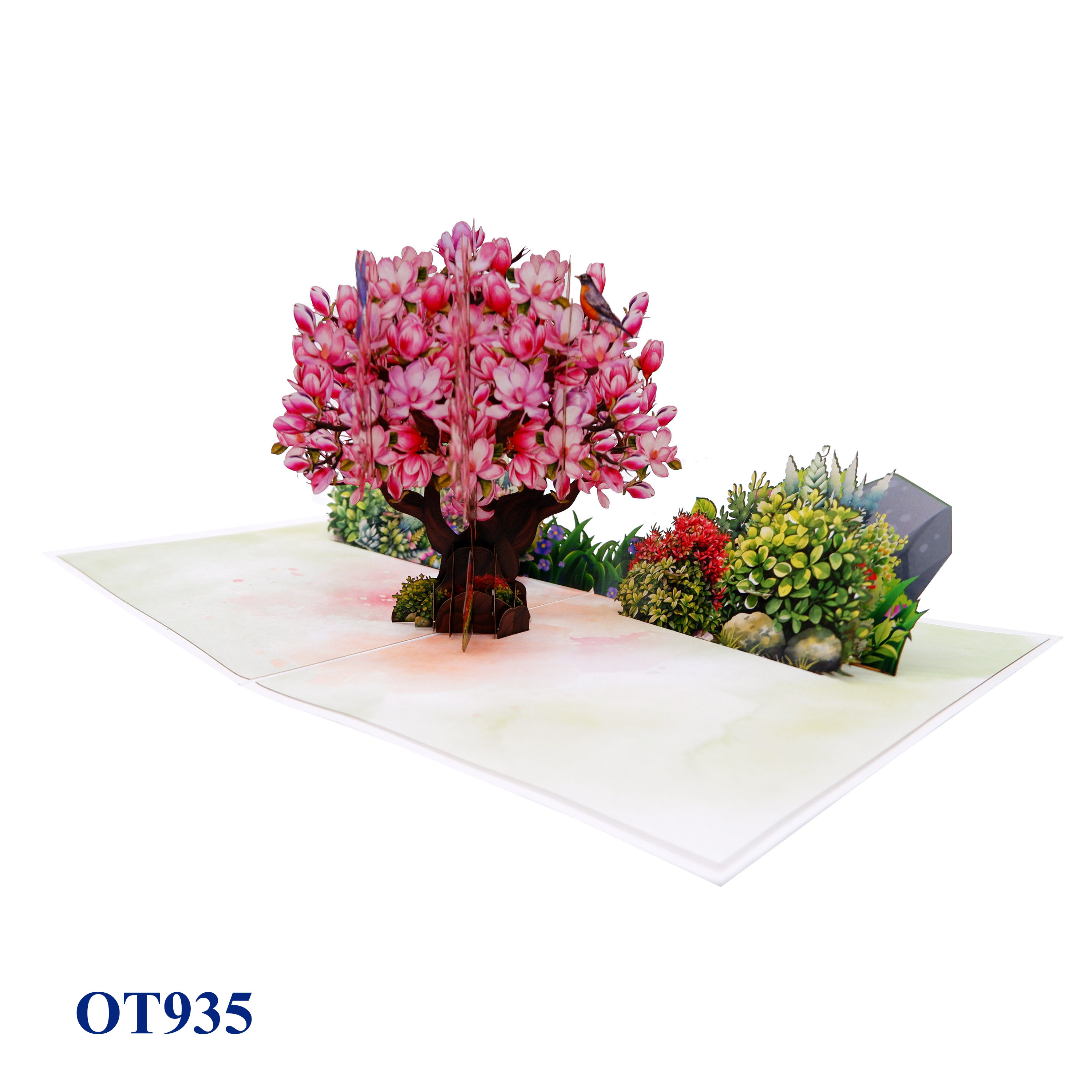 Magnolia Tree Pop Up Card