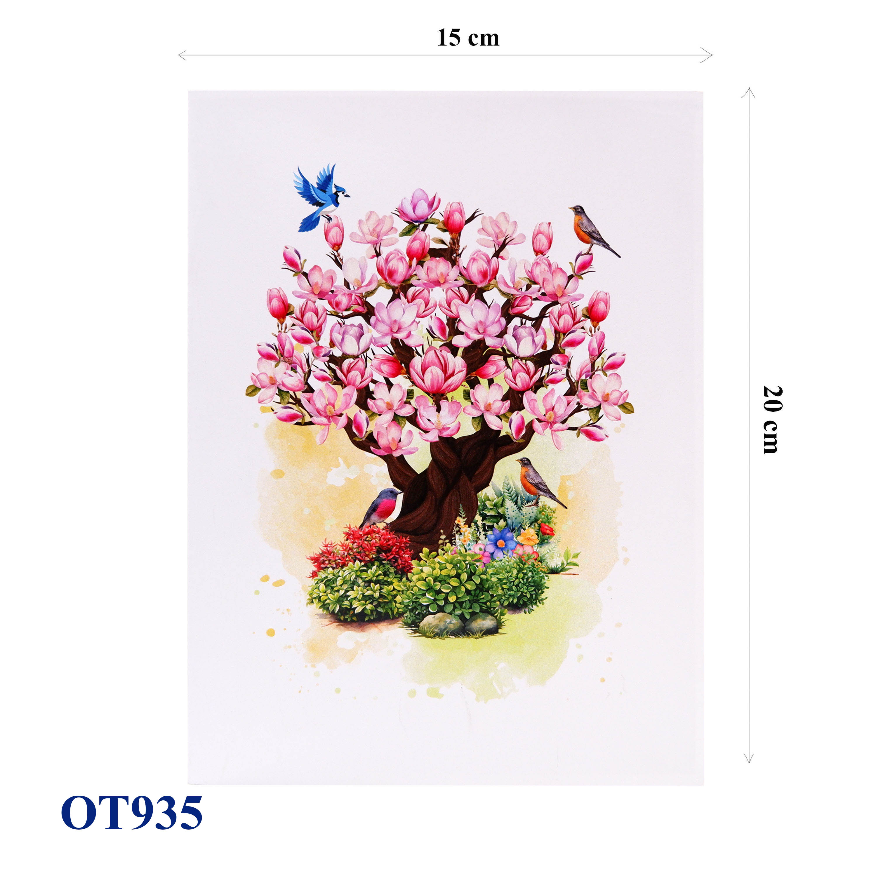 Magnolia Tree Pop Up Card