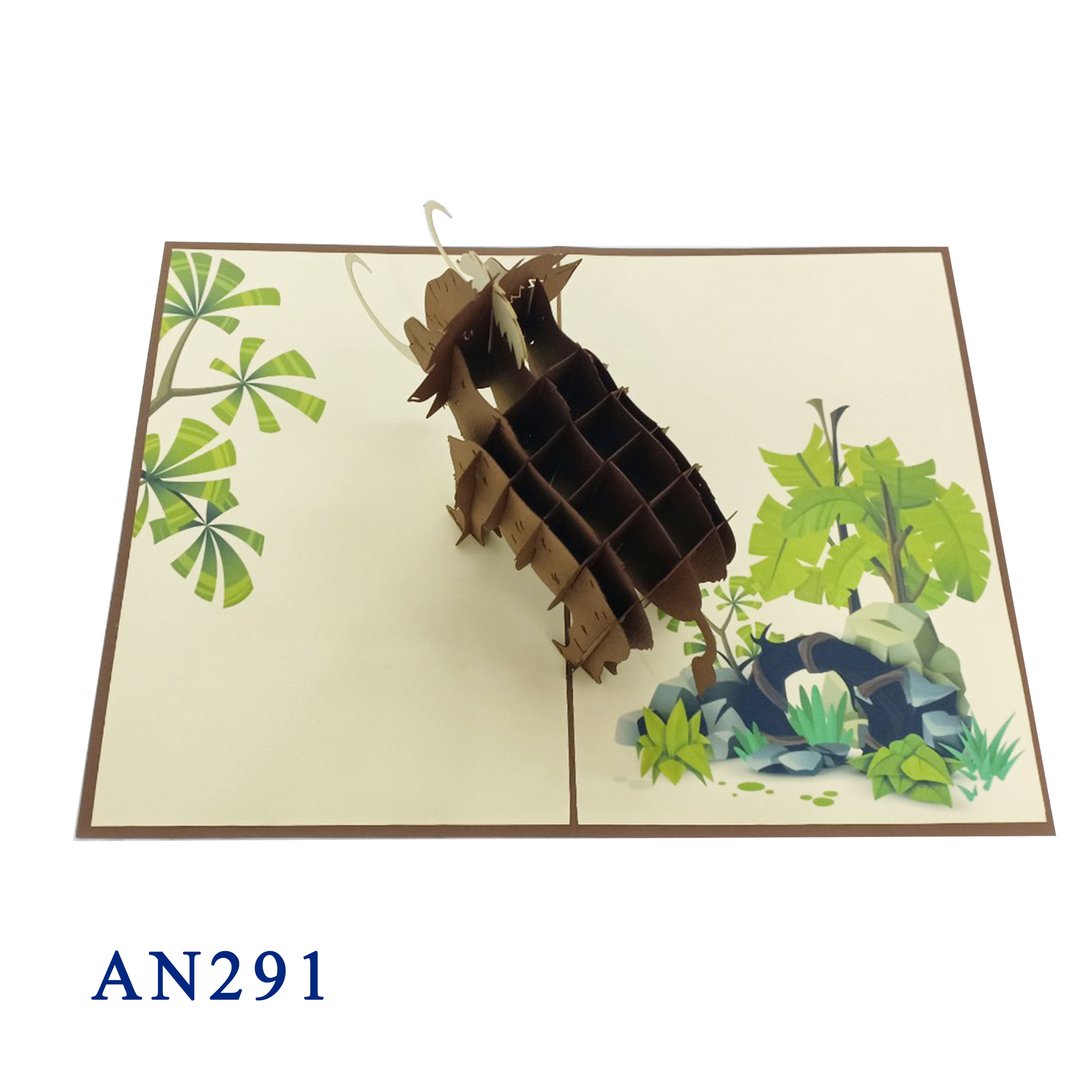 Mammoth Pop Up Card