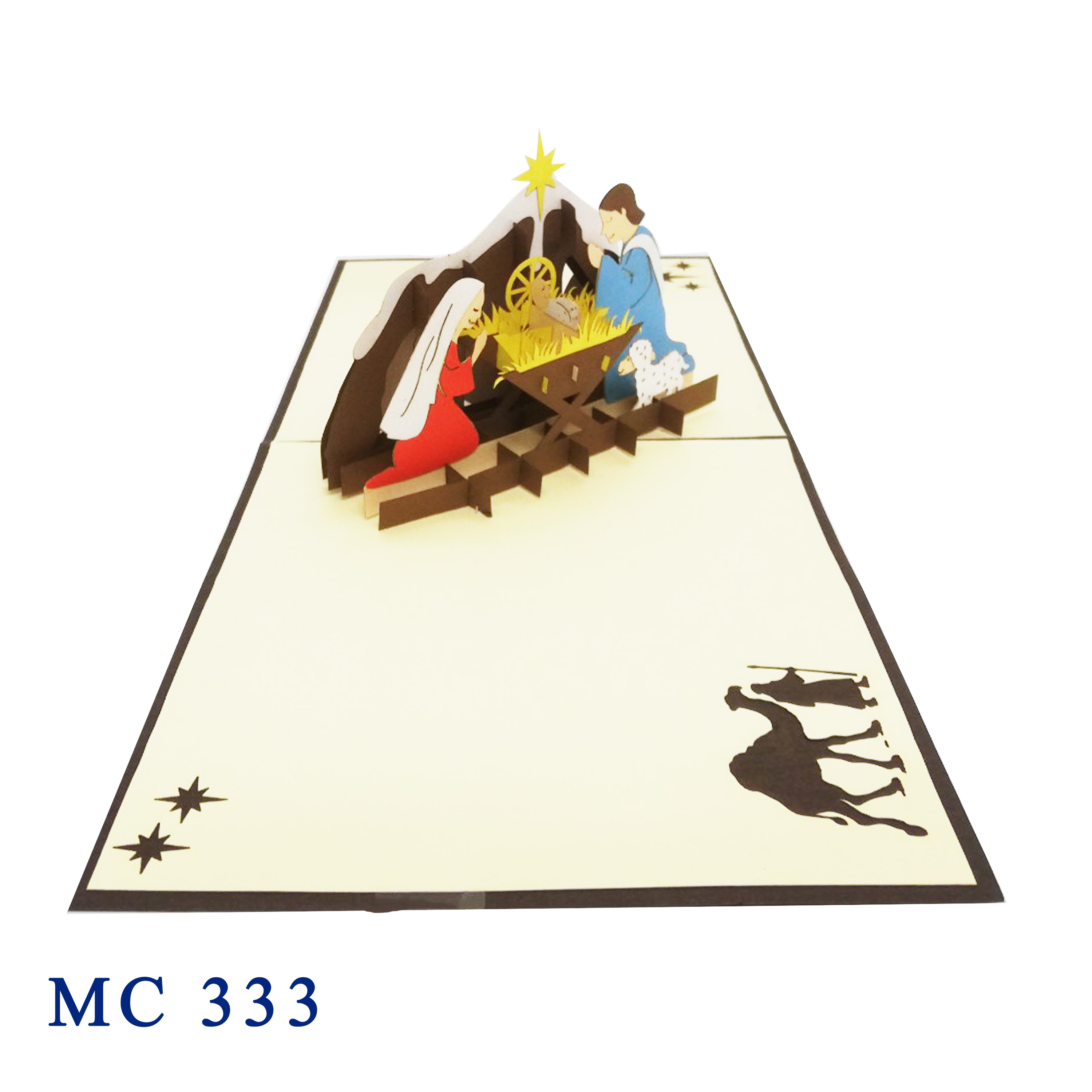 Nativity 4 Pop Up Card