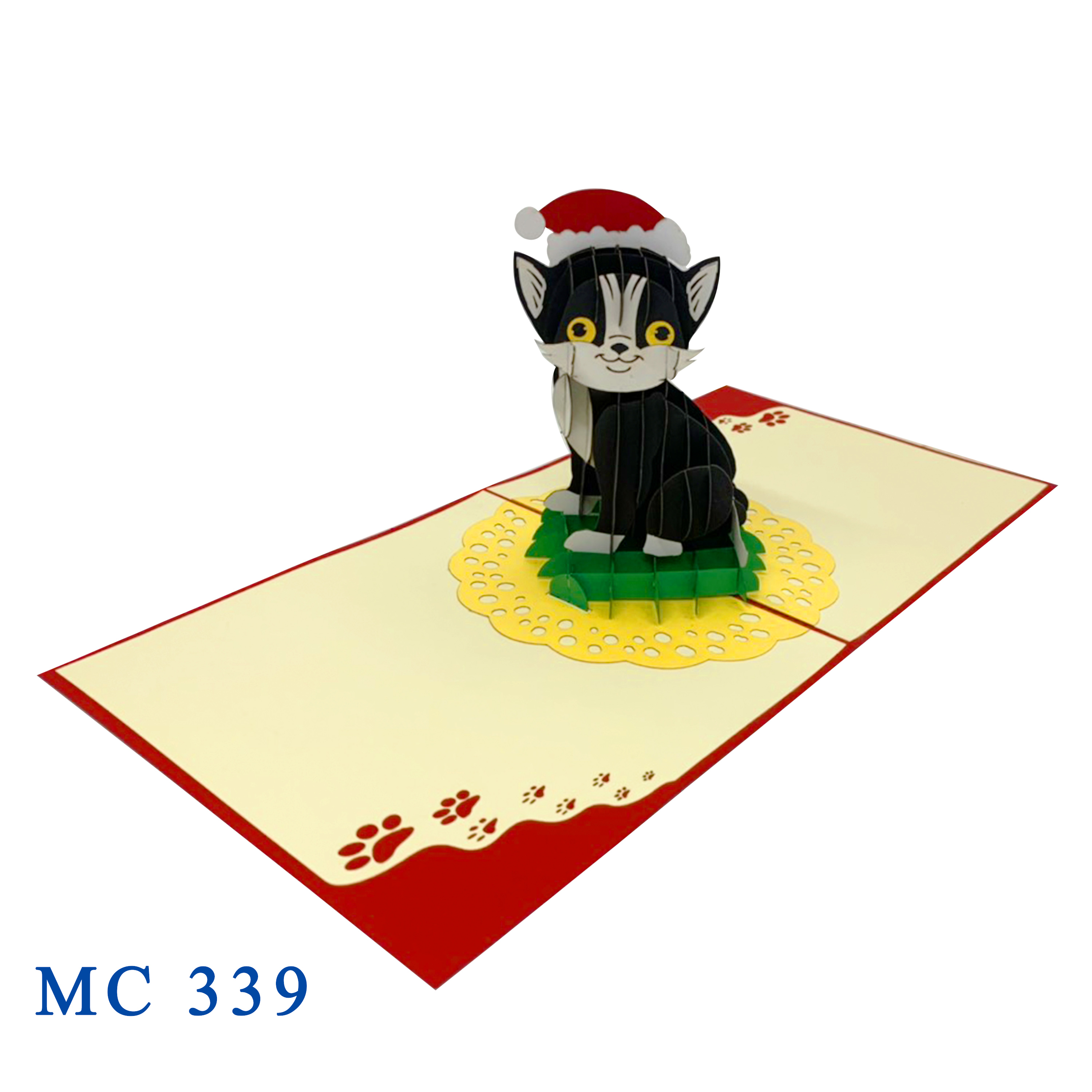 Cat Noel Pop Up Card