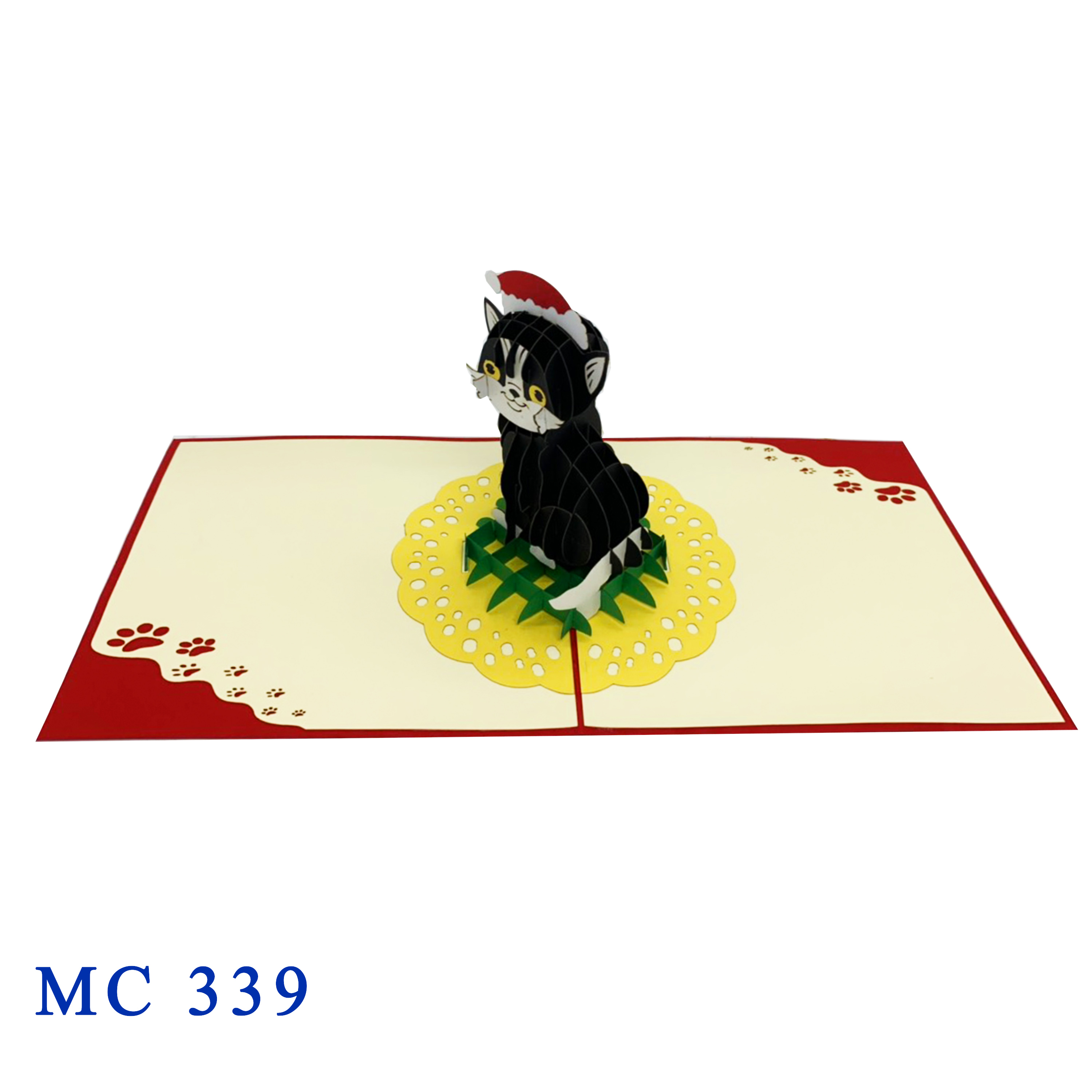 Cat Noel Pop Up Card