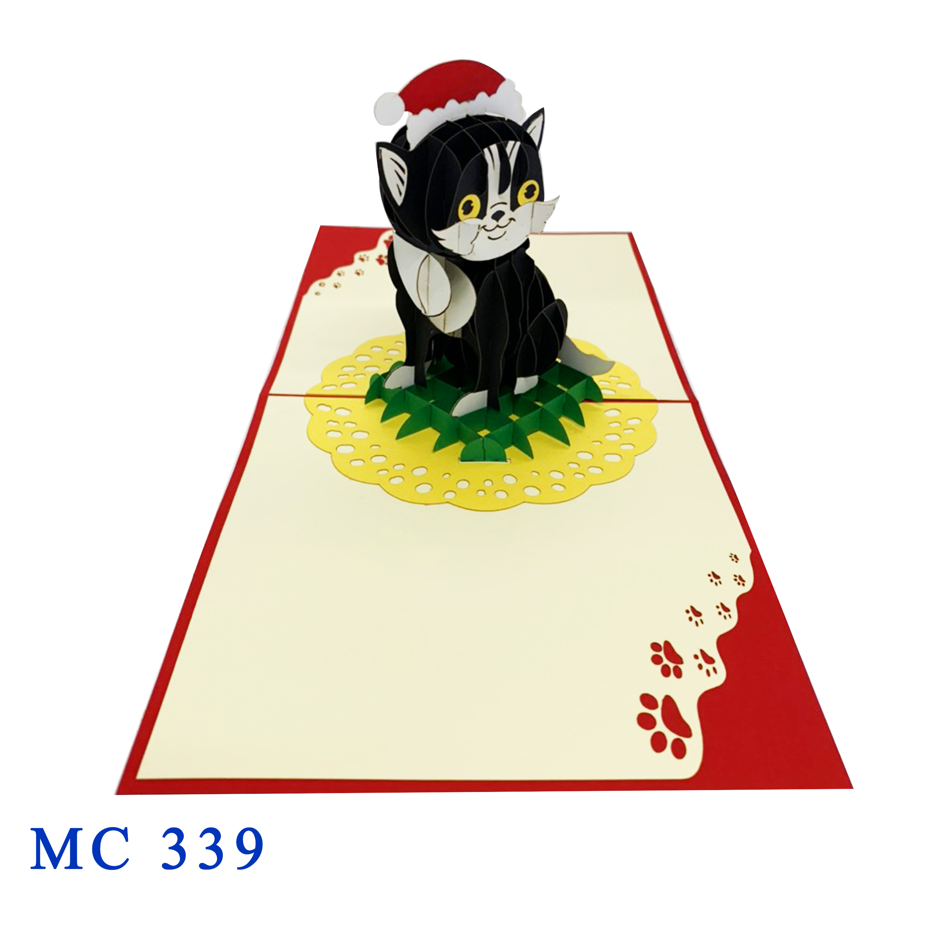 Cat Noel Pop Up Card
