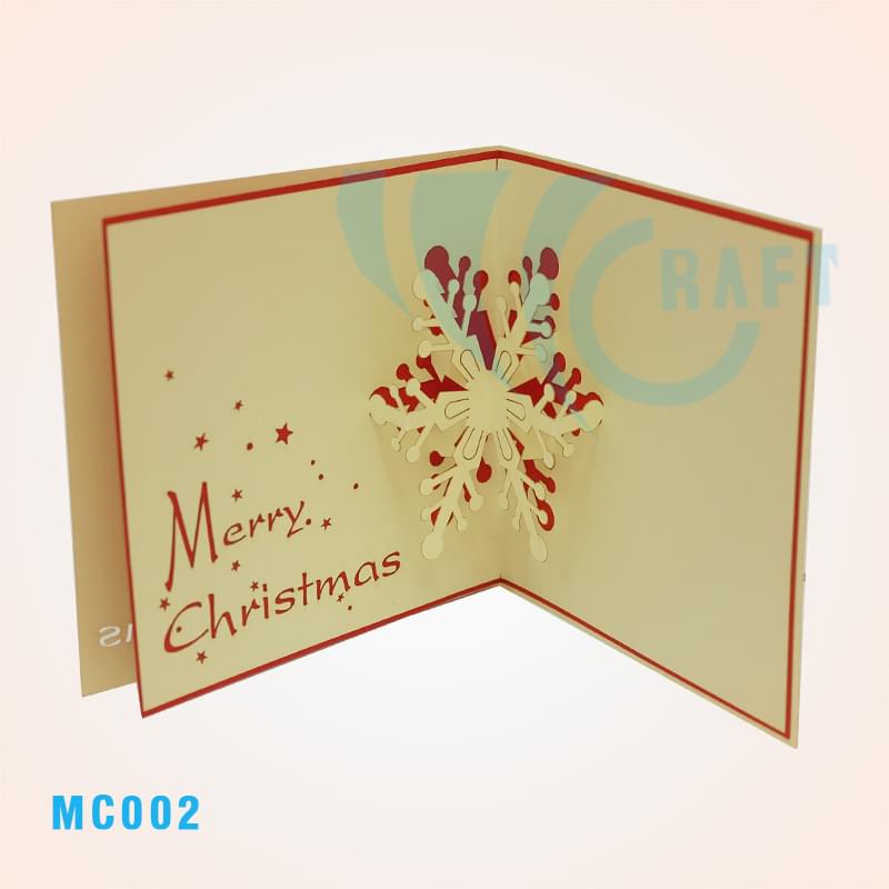 Snow Flake 1 Pop Up Card