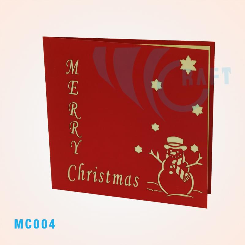 Snowman Pop Up Card