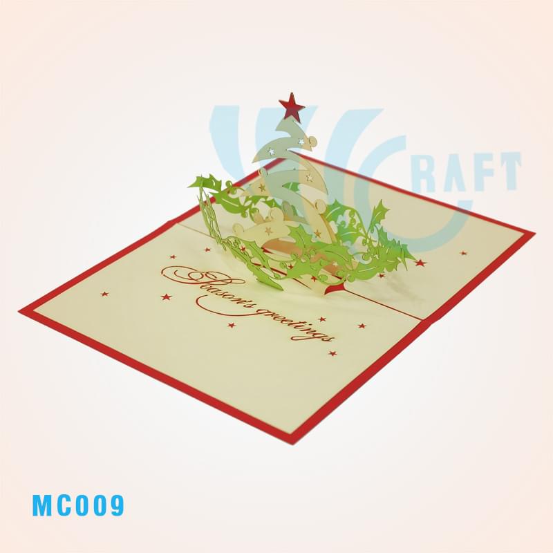 Season’s Greeting Pop Up Card