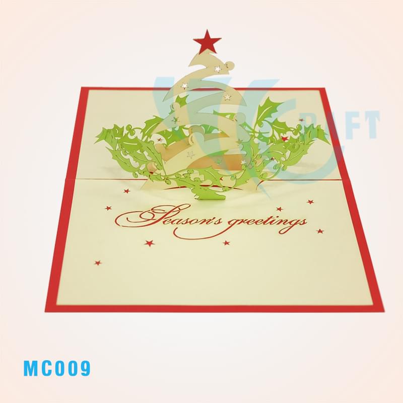 Season’s Greeting Pop Up Card