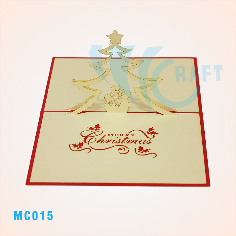 Snowman 2 Pop Up Card