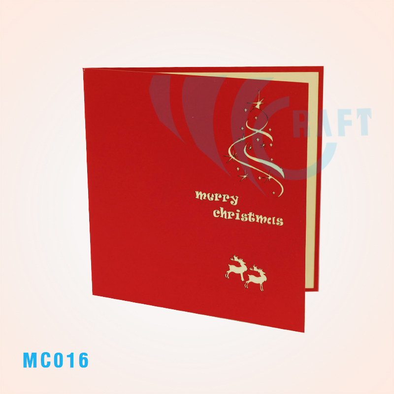 Merry Christmas Pop Up Card